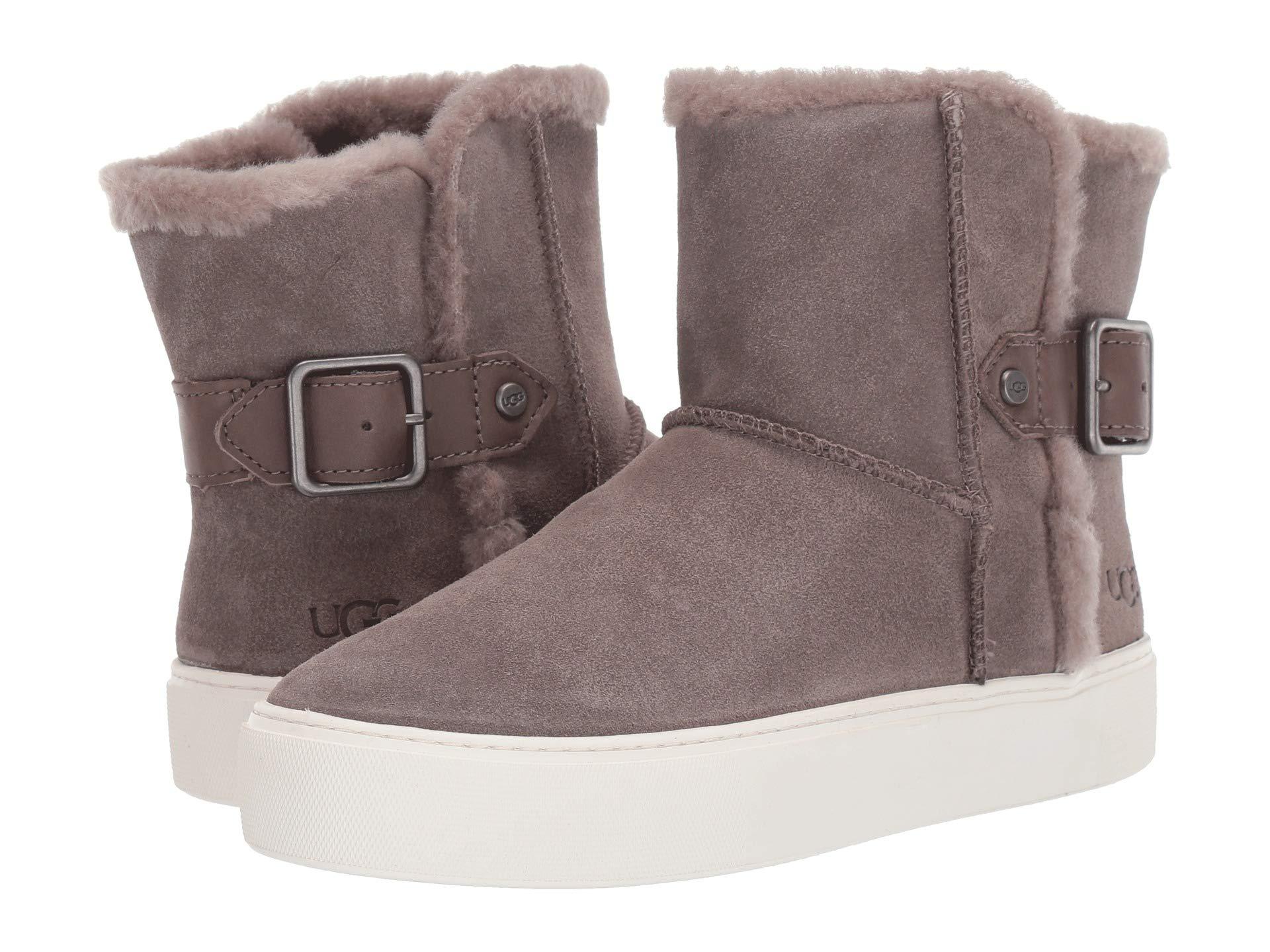 UGG Synthetic Aika Ankle Boot in Mole (Brown) - Save 63% | Lyst