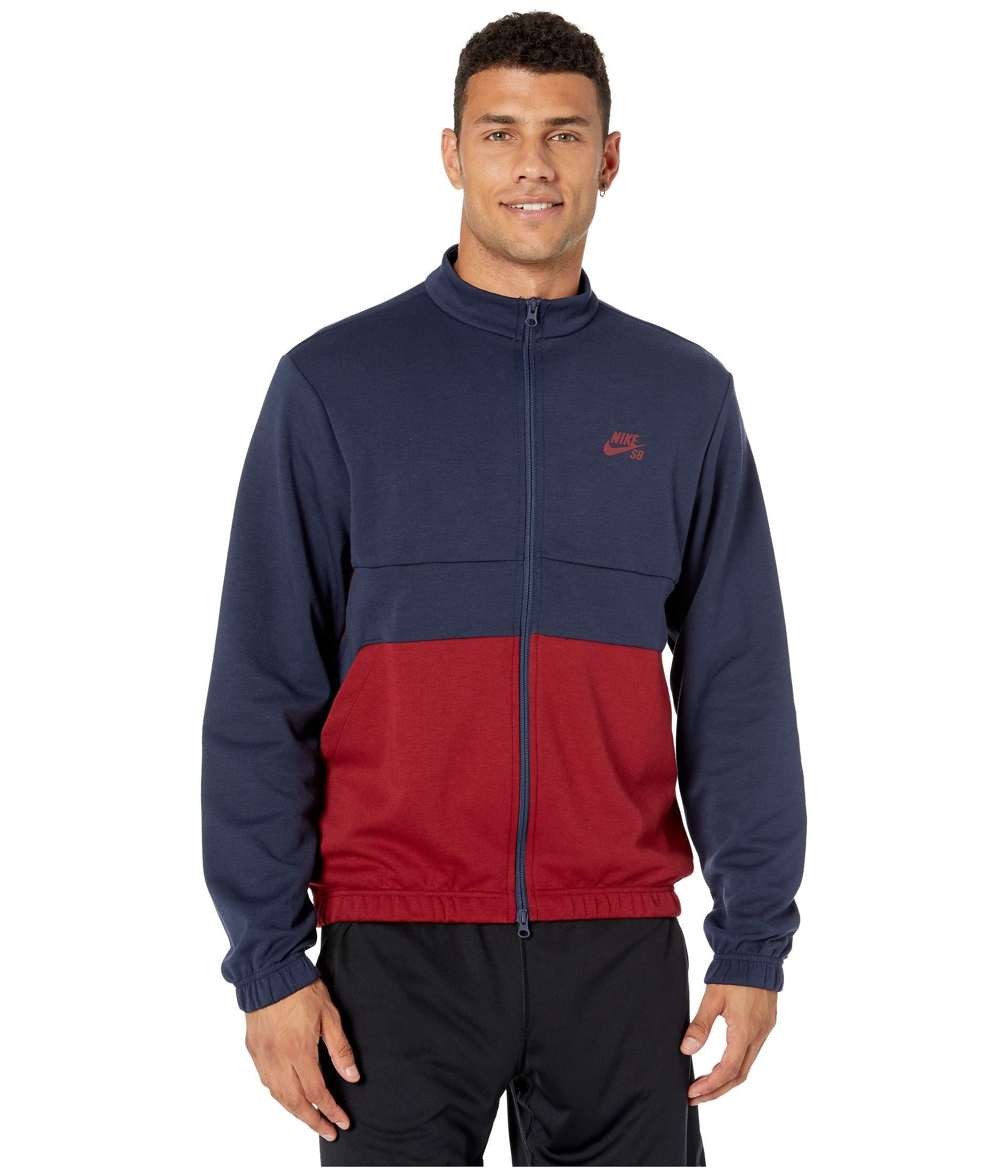 Nike Cotton Dri-fit Track Jacket in Navy (Blue) for Men - Lyst
