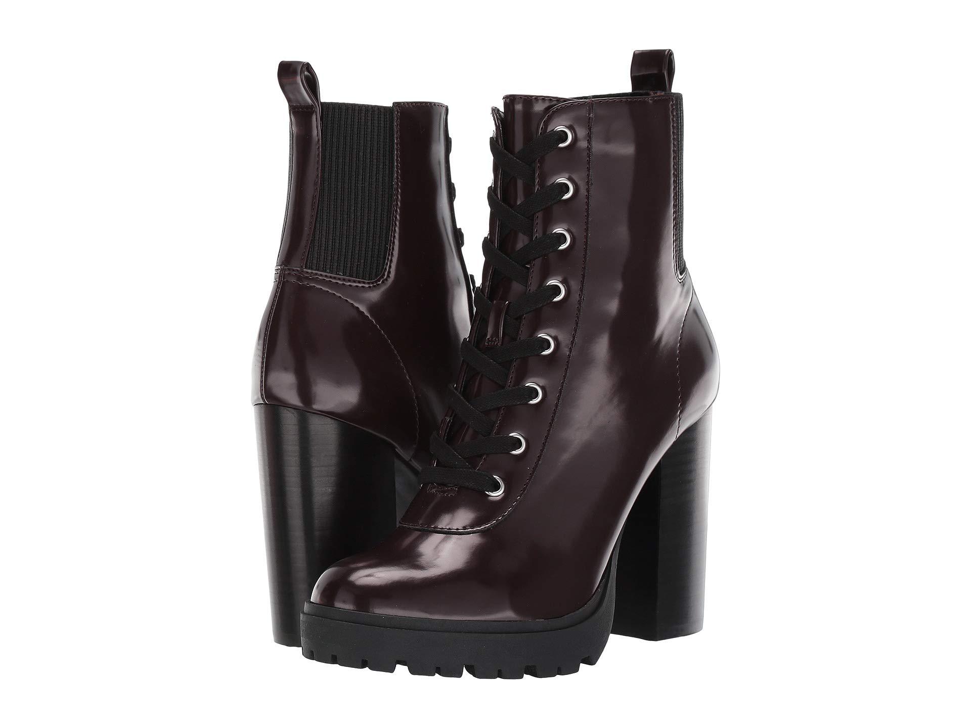 Steve Madden Leather Latch Combat Boot