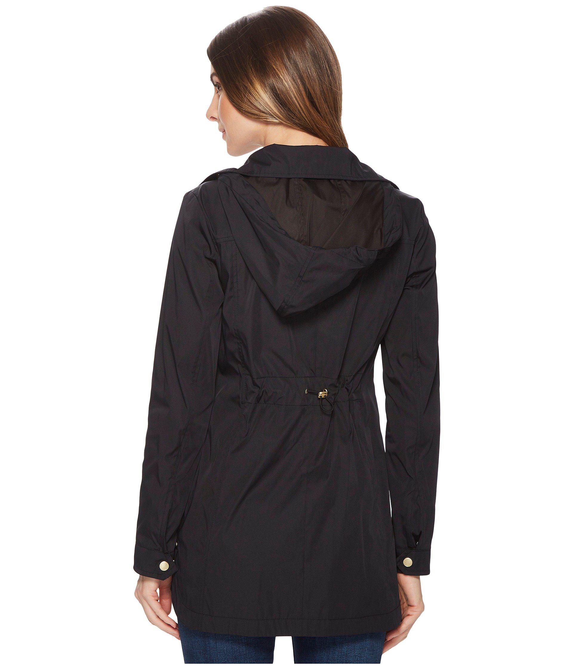 cole haan double face packable rain jacket