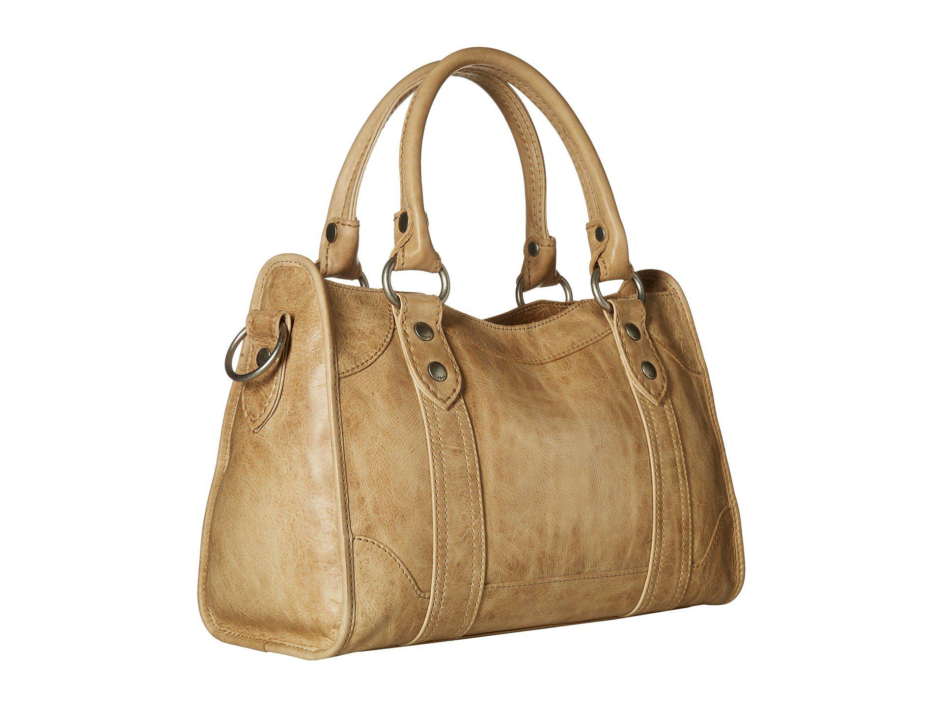 frye melissa zip satchel leather handbolsa