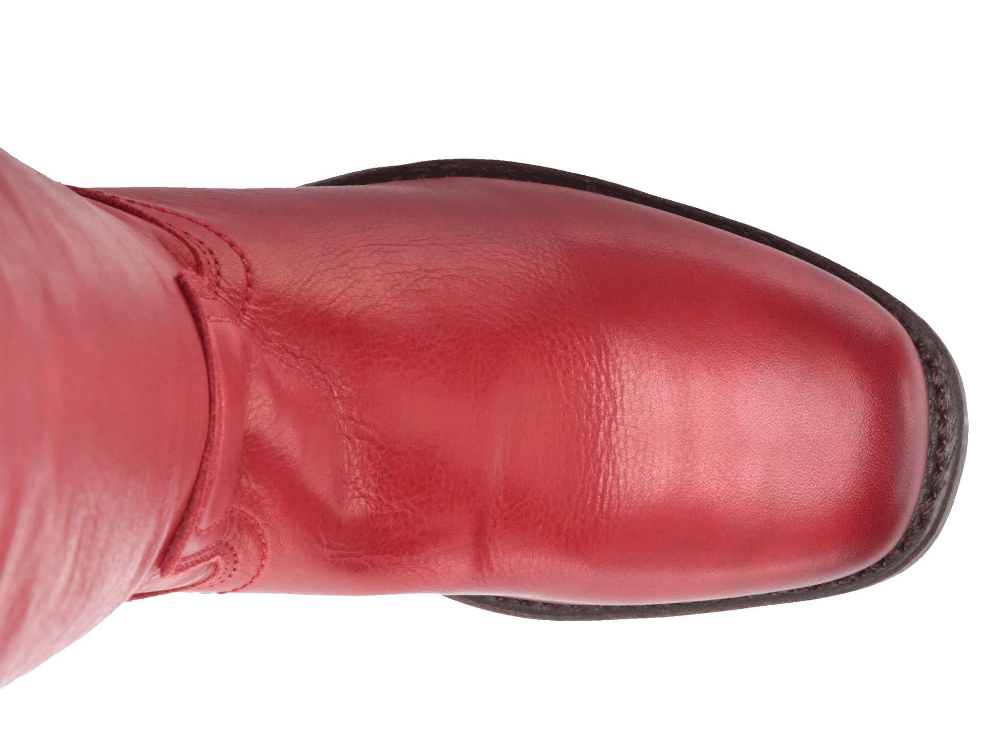 frye burnt red boots