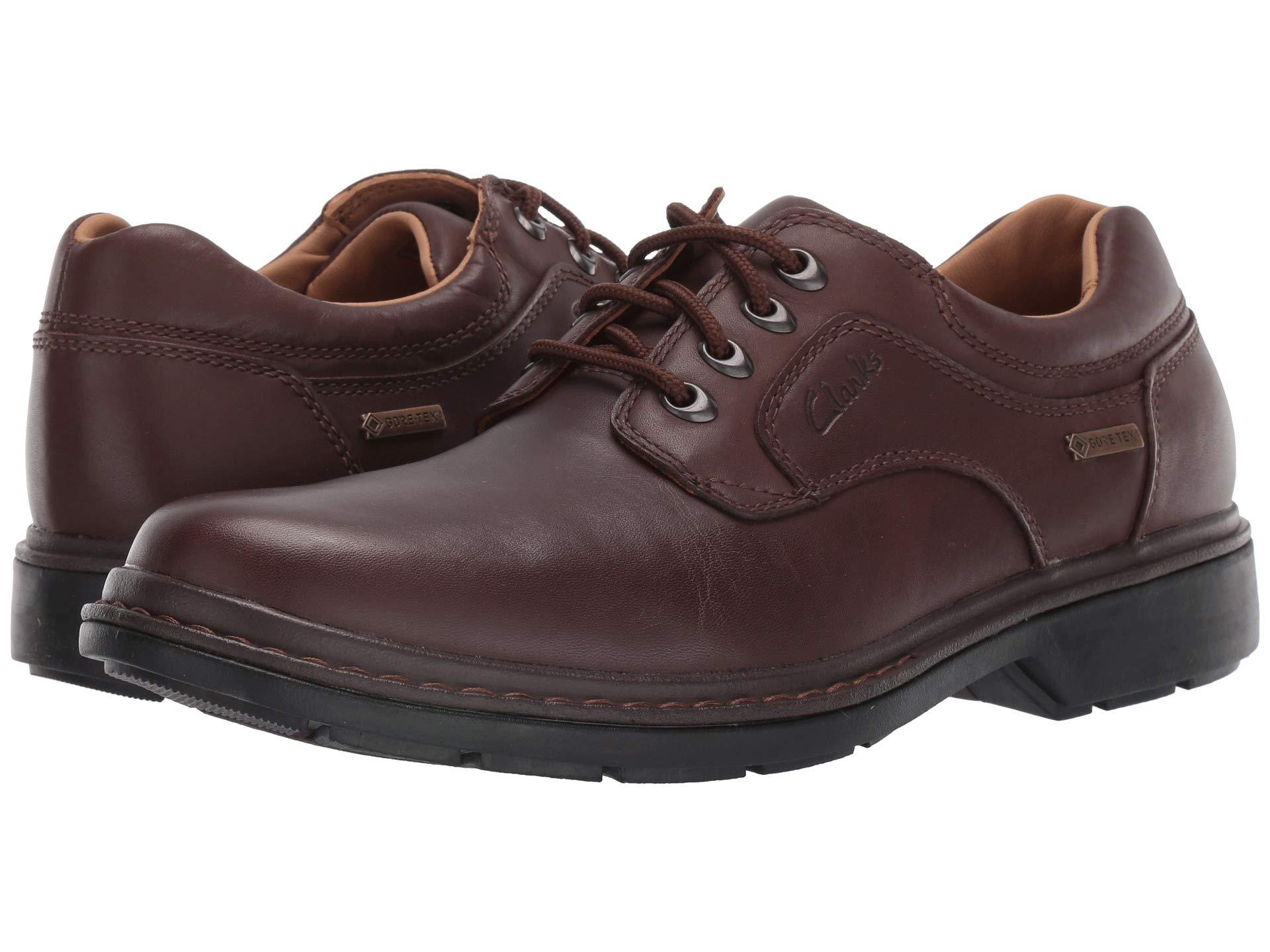 Clarks Leather Rockie Lo Gtx in 0 (Brown) for Men | Lyst