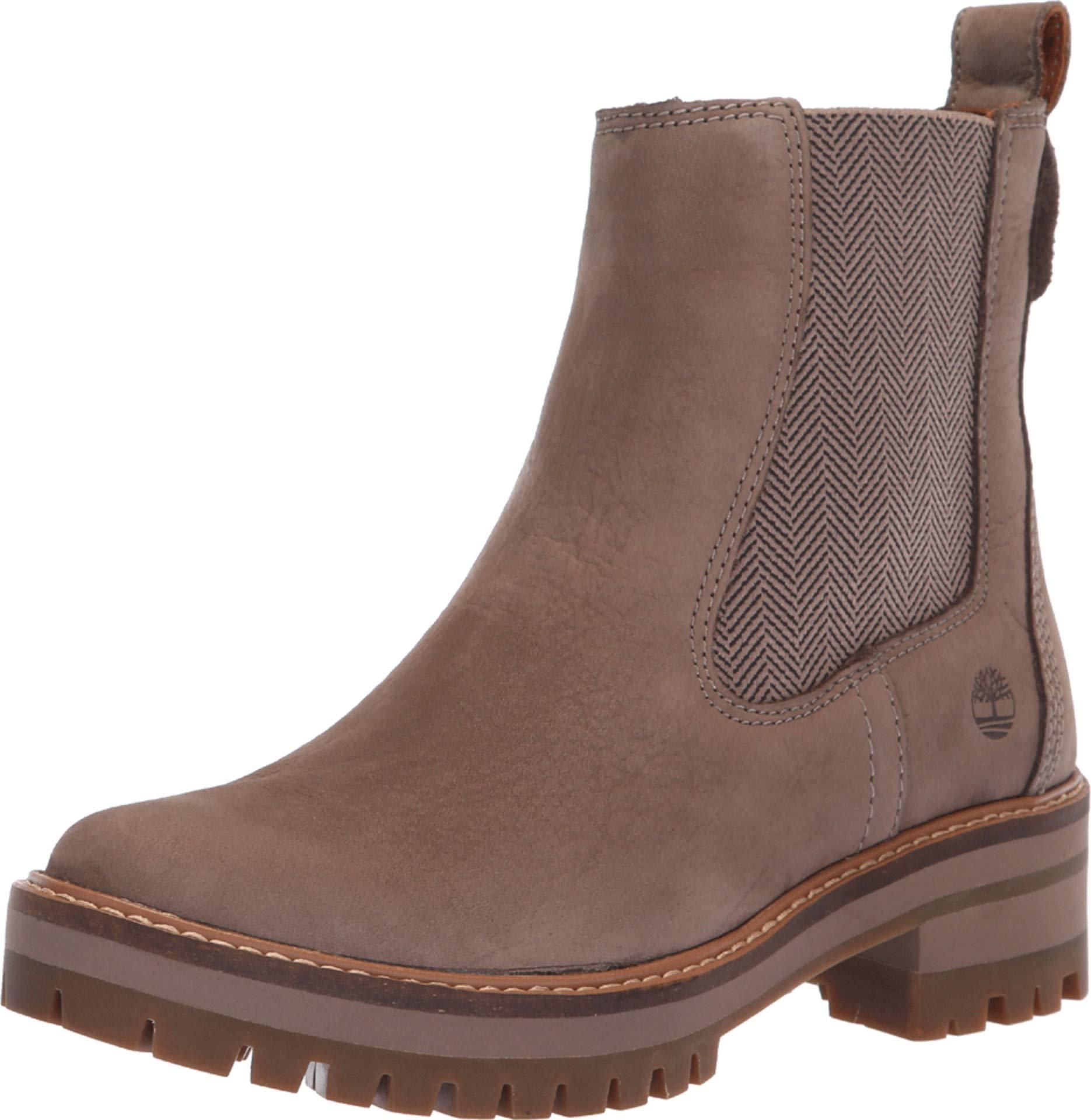 timberland women's courmayeur valley chelsea boots grey