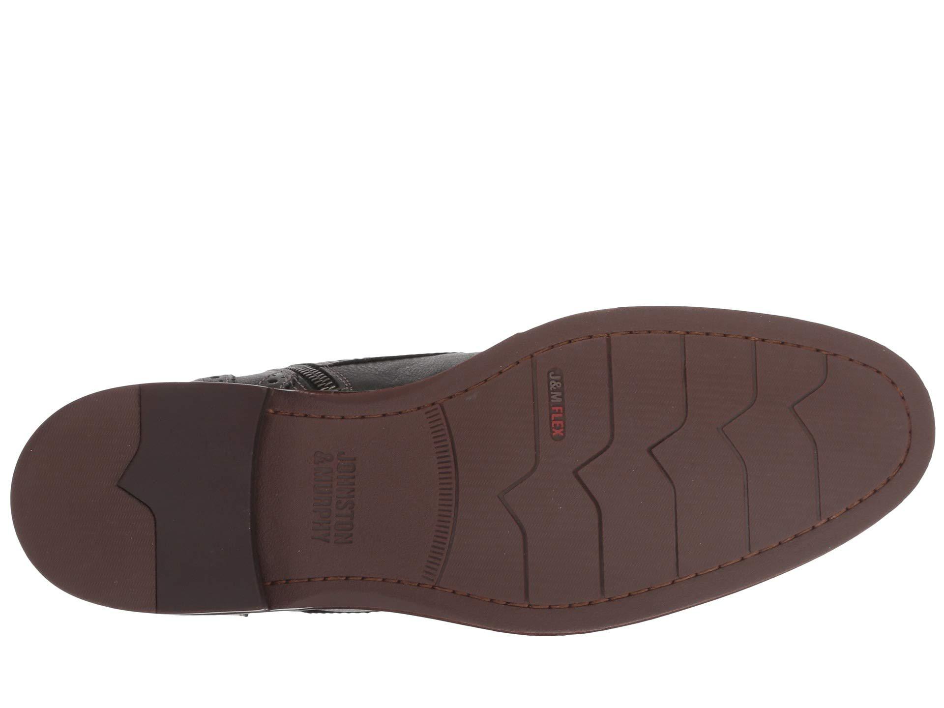 johnston and murphy warner cap toe boot