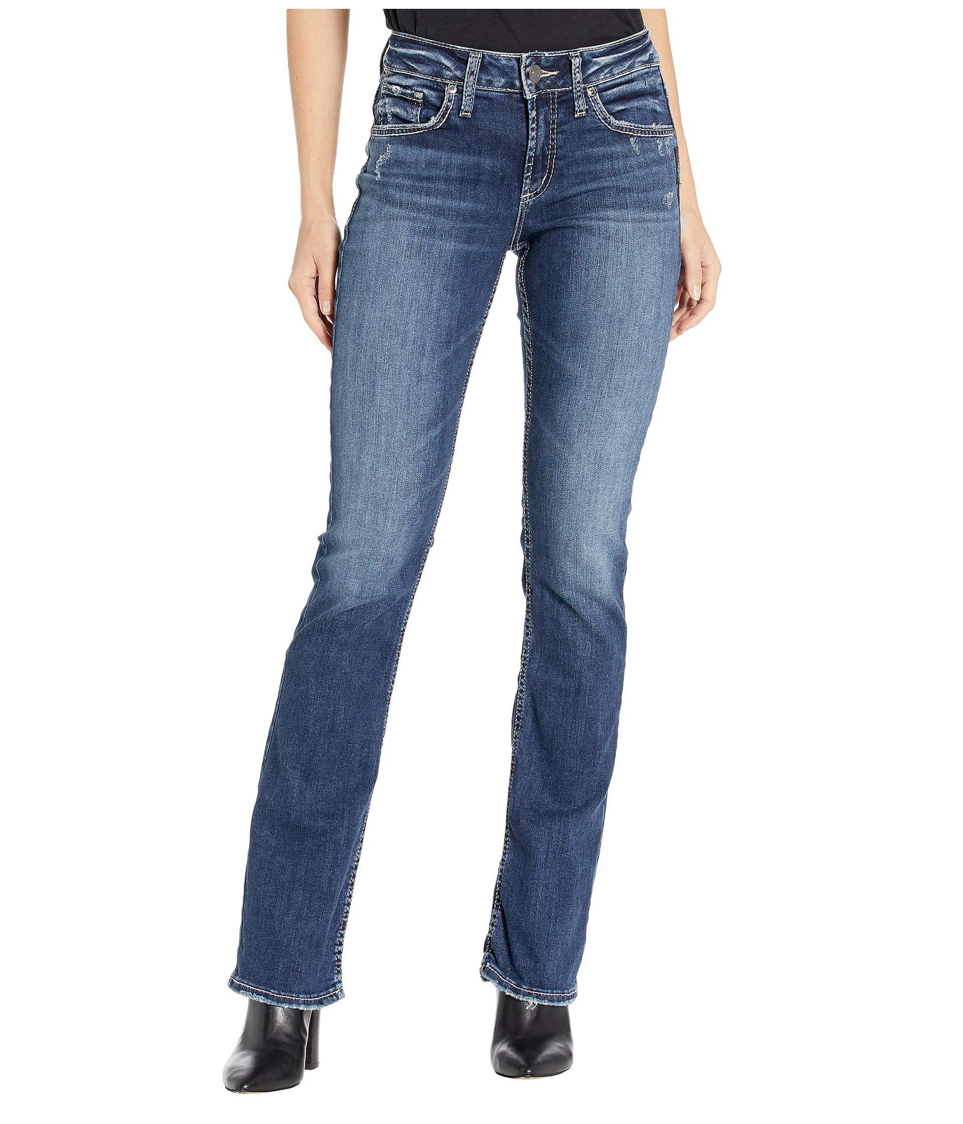 Silver Jeans Co. Denim Avery High-rise Curvy Fit Slim Bootcut 