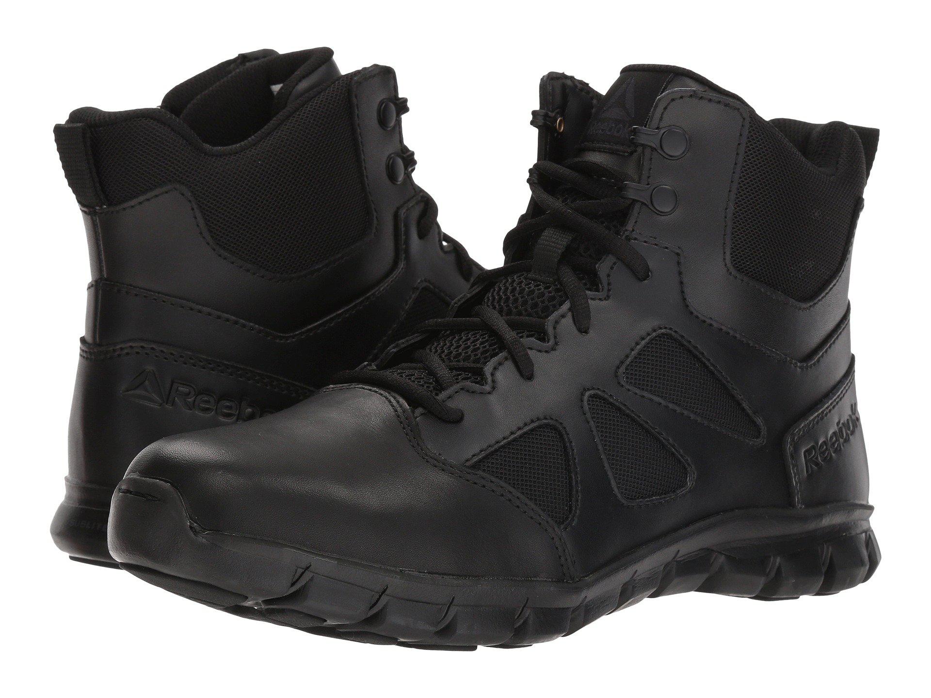 Reebok Leather Sublite Cushion Tactical 6 Boot in Black for Men Lyst