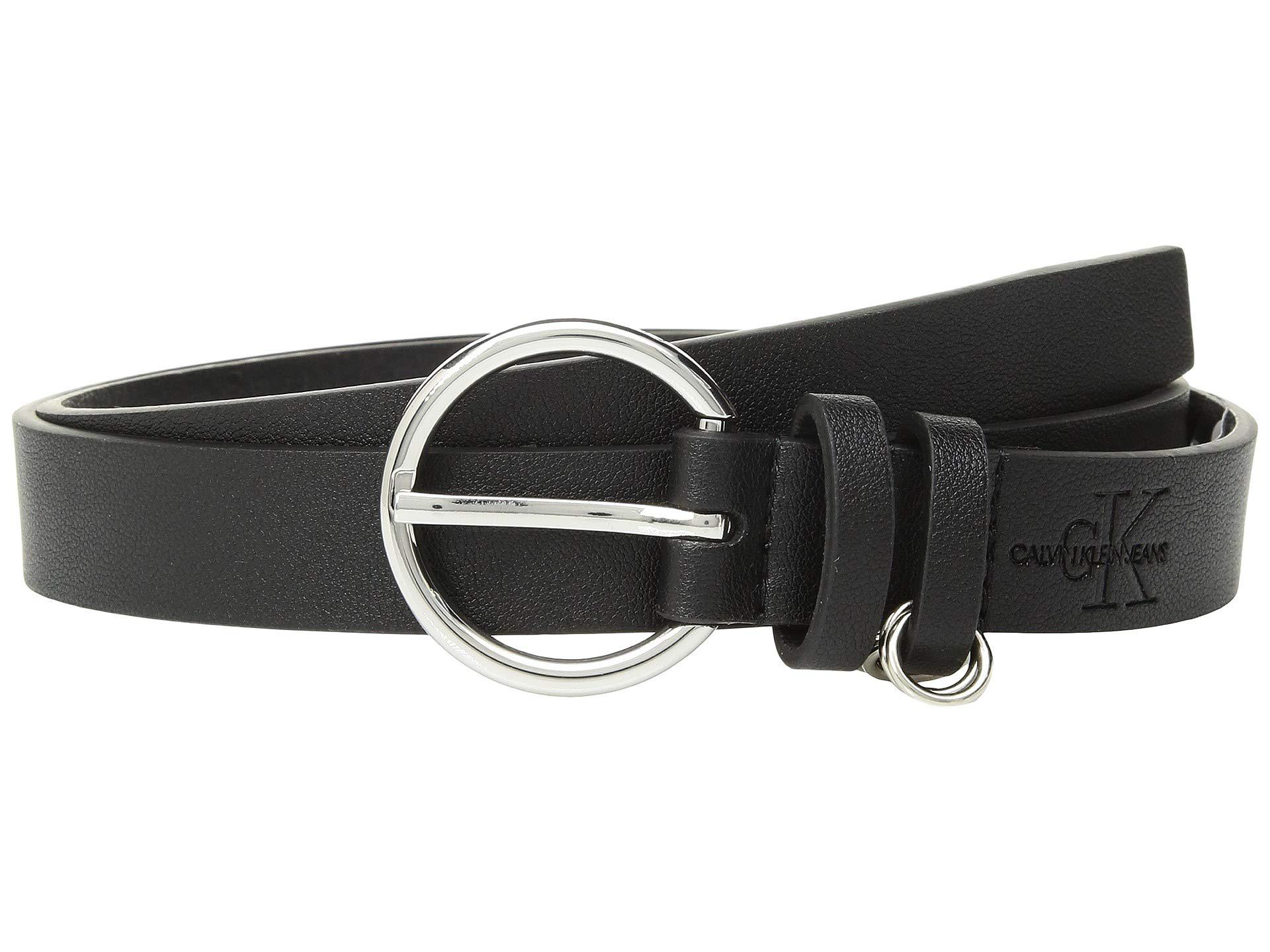Slim Mens Ladies 1/"25mm Genuine Leather Lined Belt Nickel Buckle Black Belts
