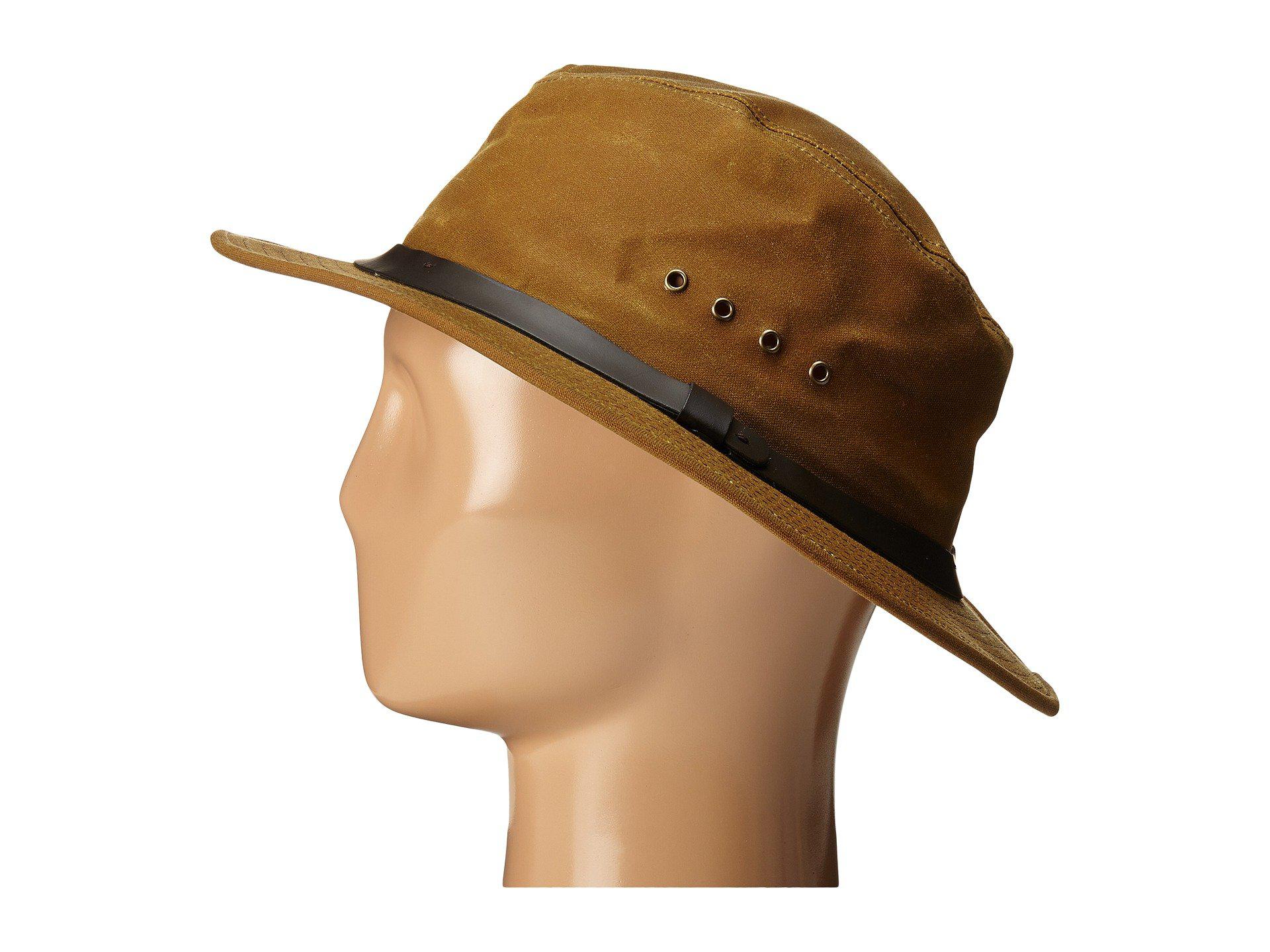 Filson Cotton Tin Packer Hat in Tan (Brown) Lyst