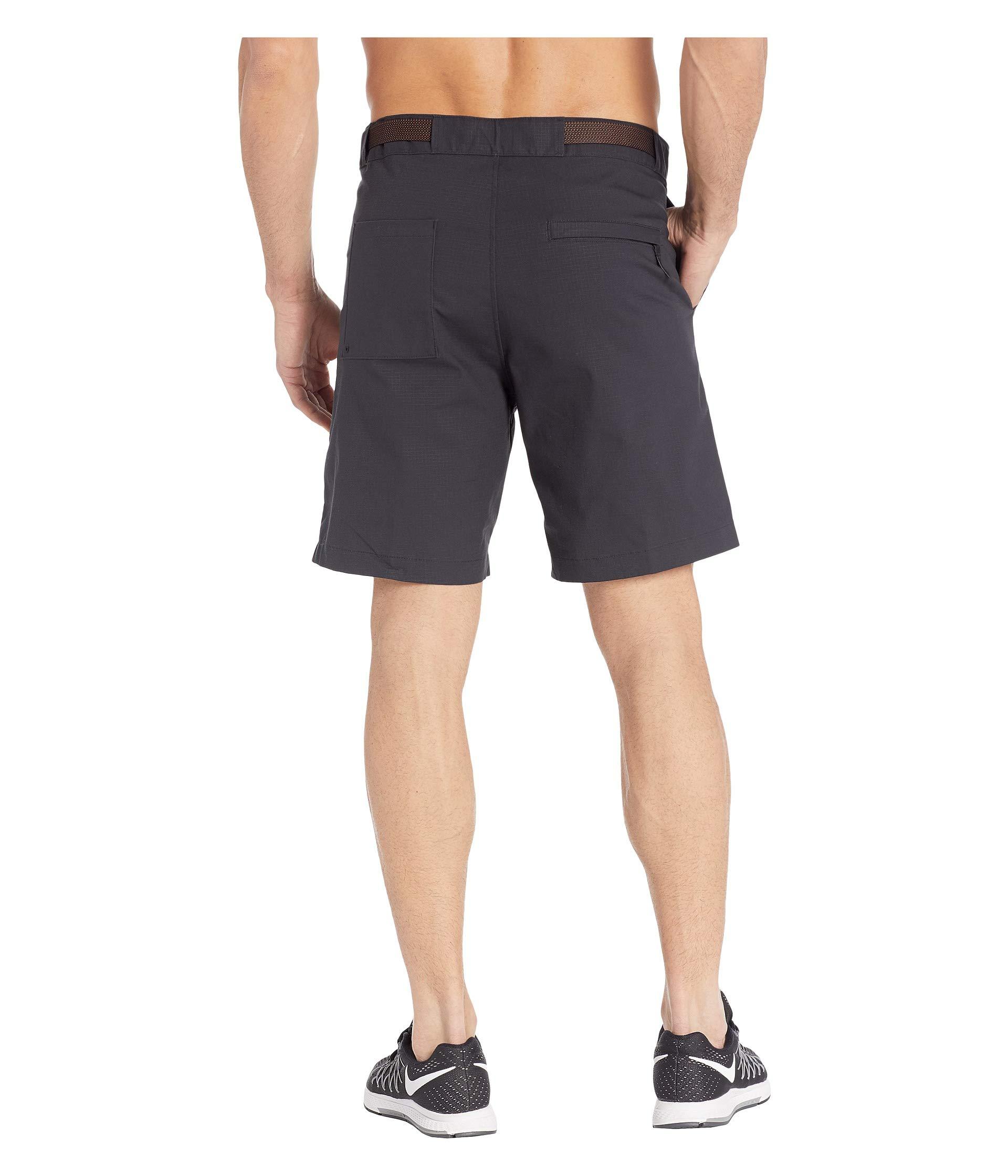 black mens ripped shorts