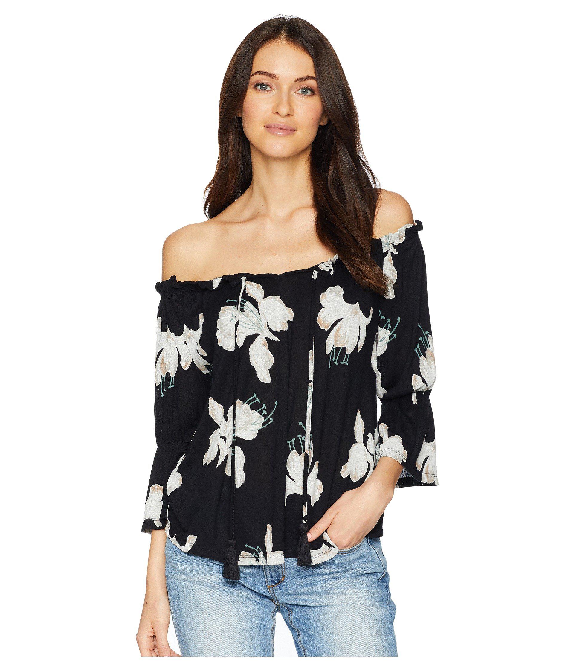 lucky brand off the shoulder top