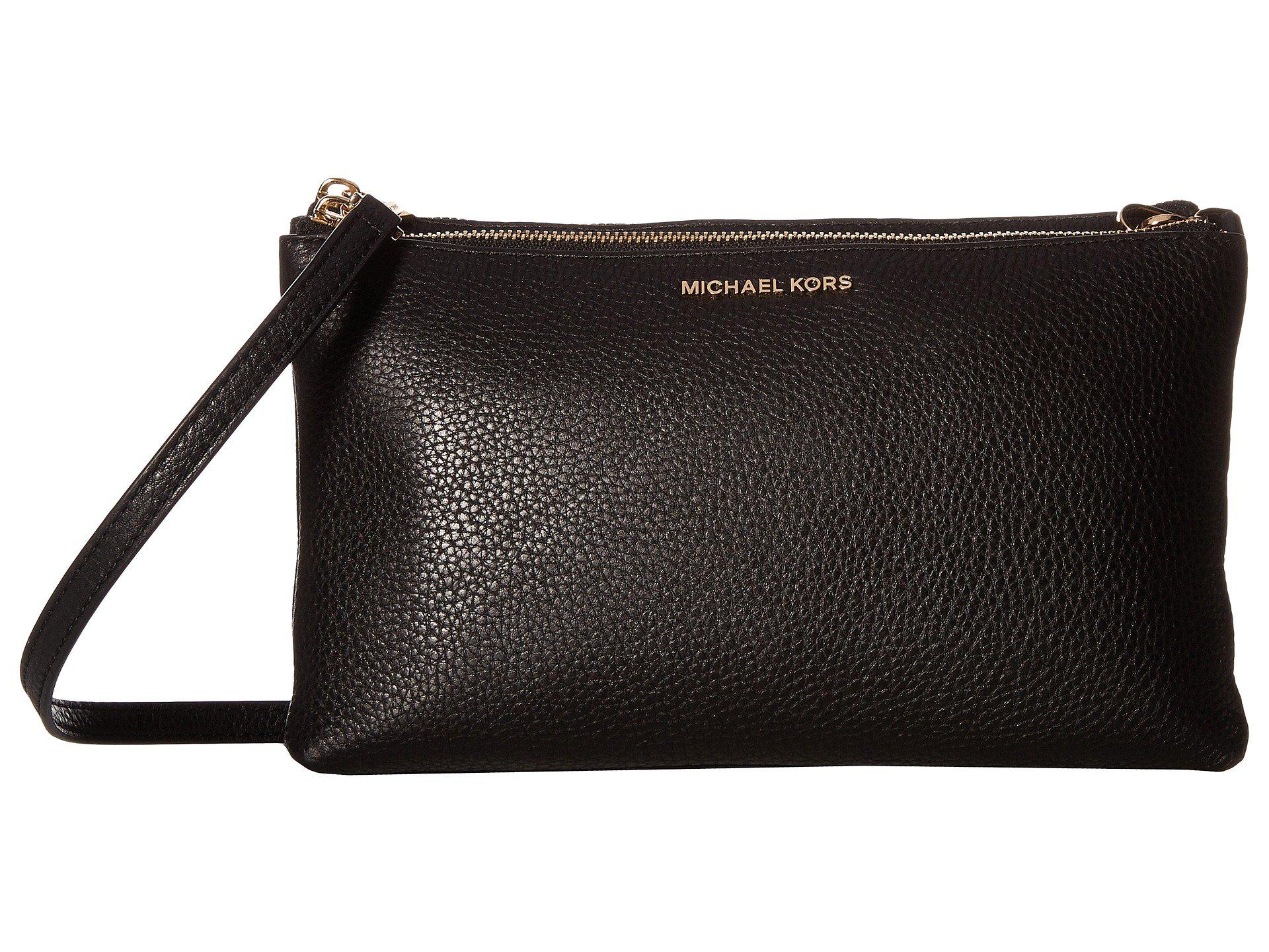 michael kors adele double zip crossbody