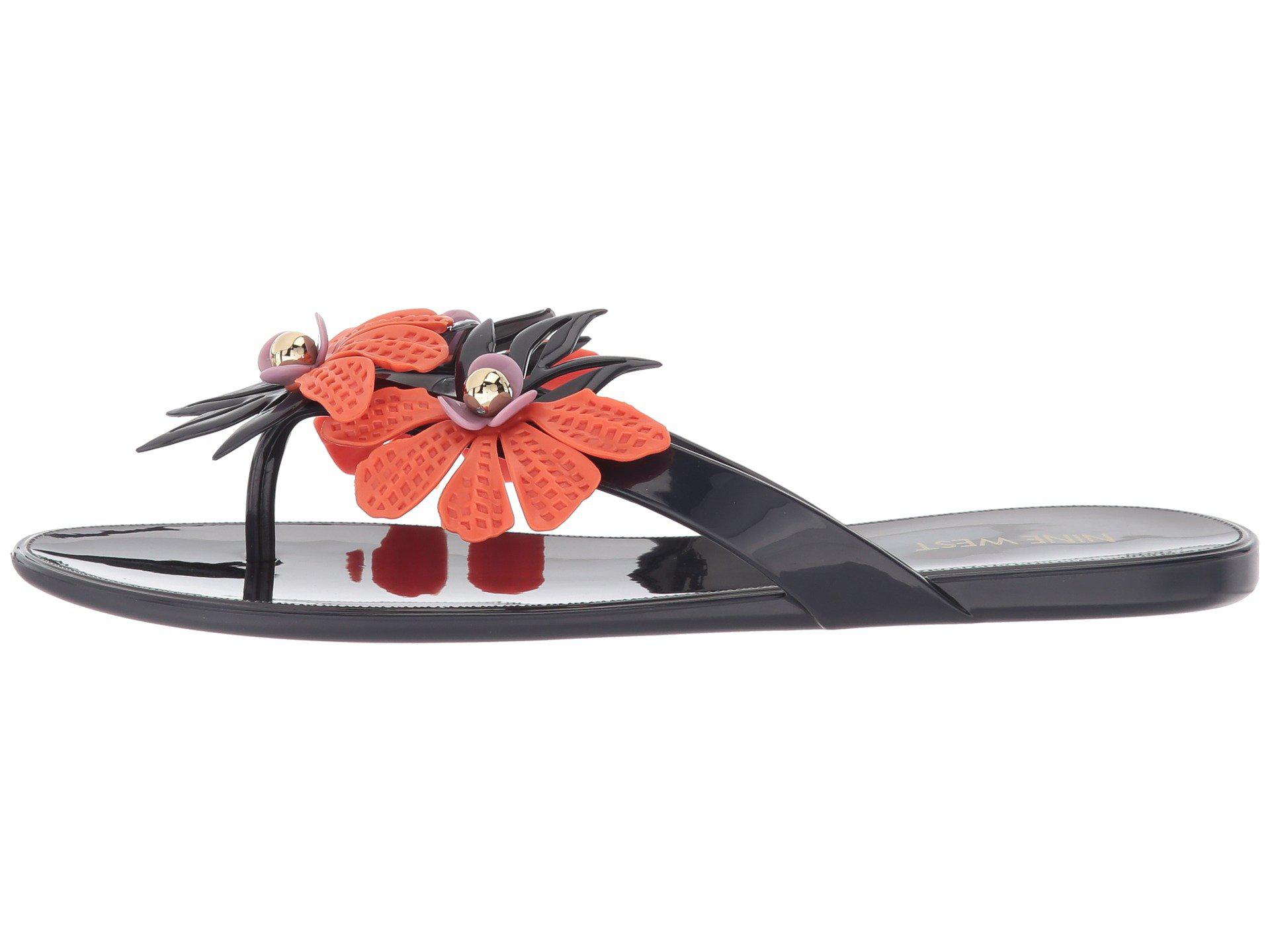 nine west jelly sandals