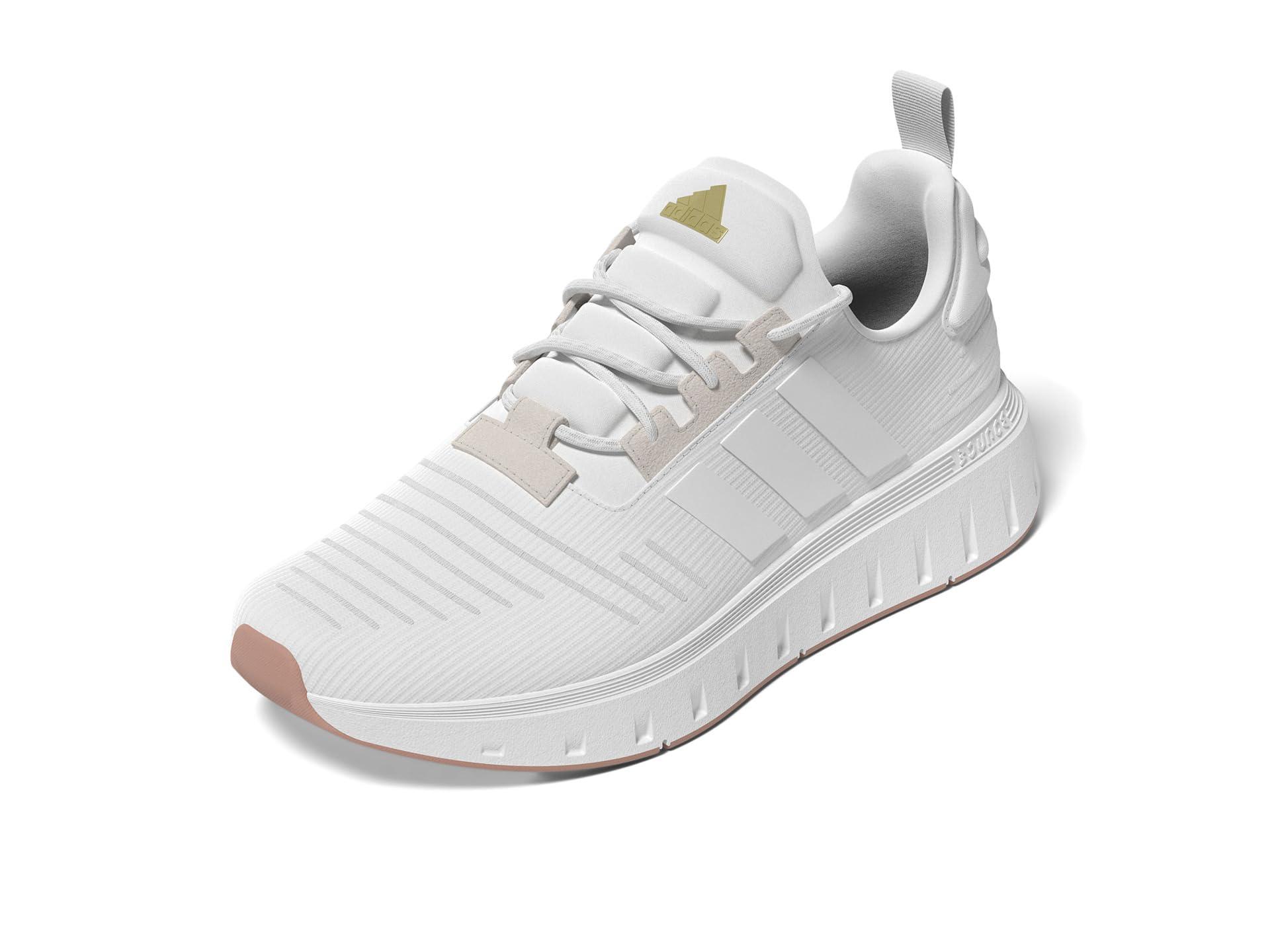 Swift run shoes adidas white deals