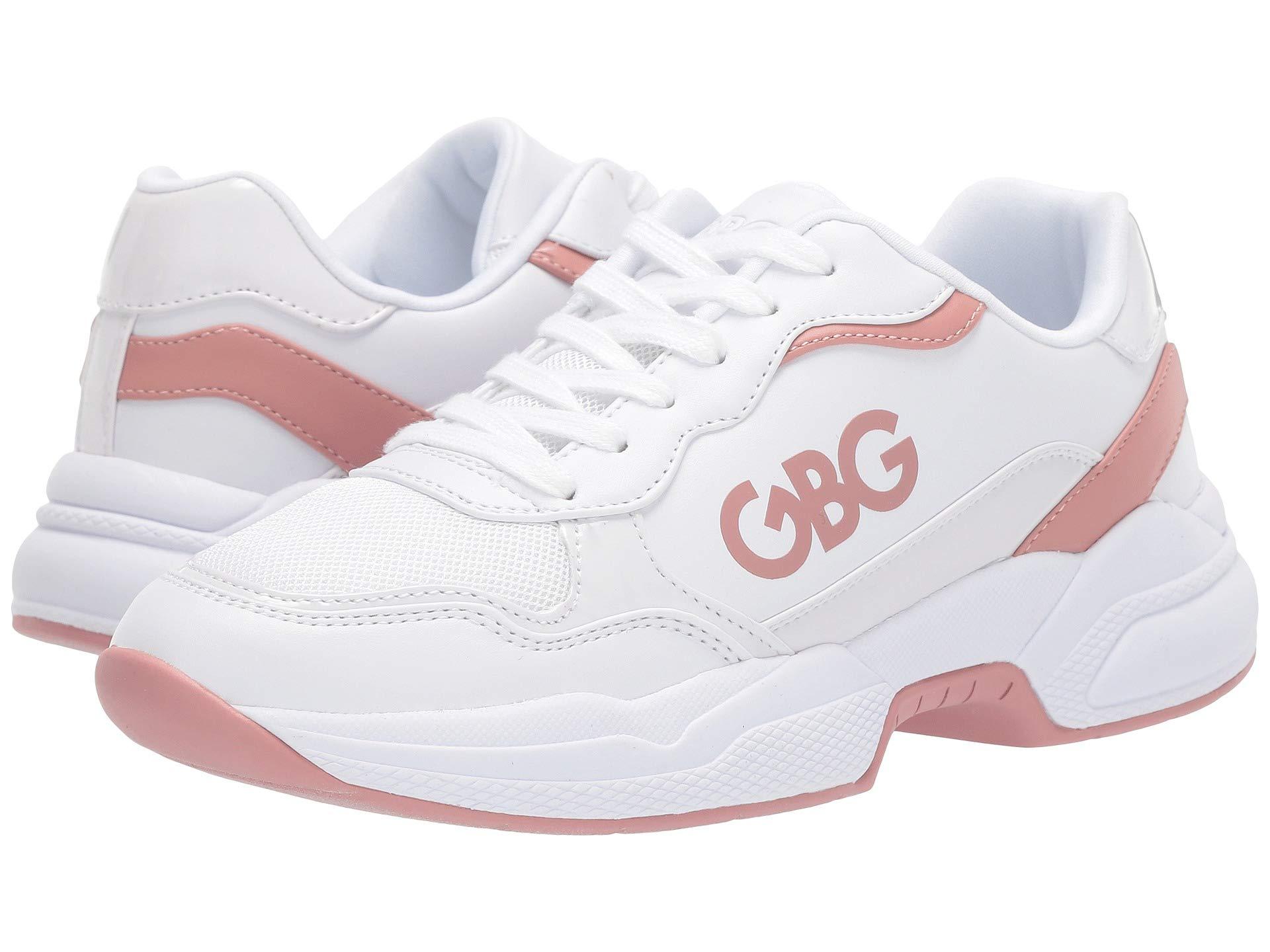 g by guess white shoes