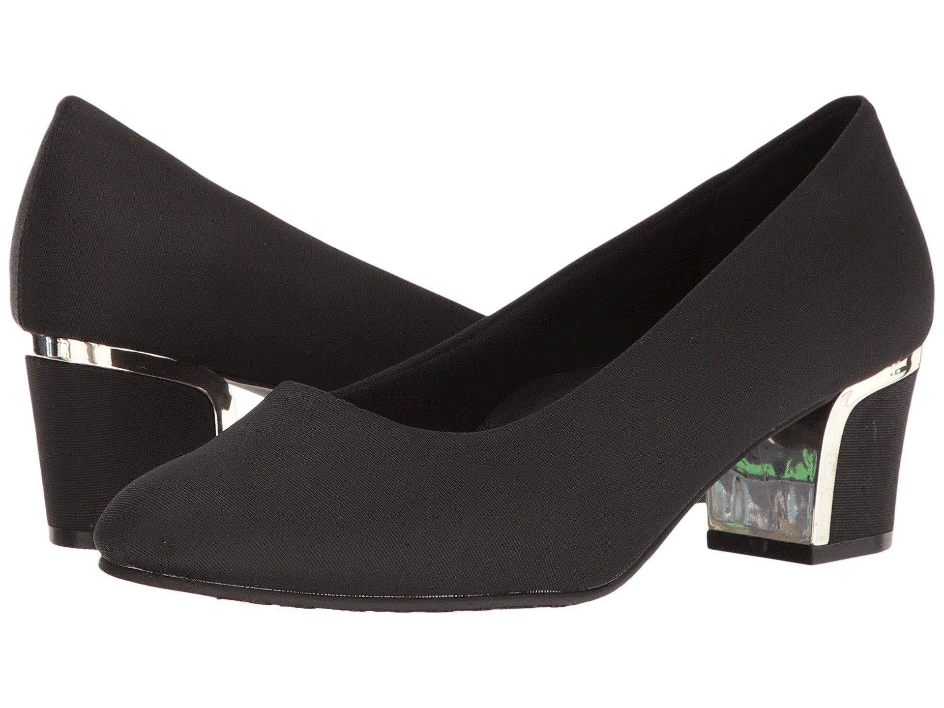 Soft Style Deanna (black Grosgrain) 1-2 Inch Heel Shoes - Lyst