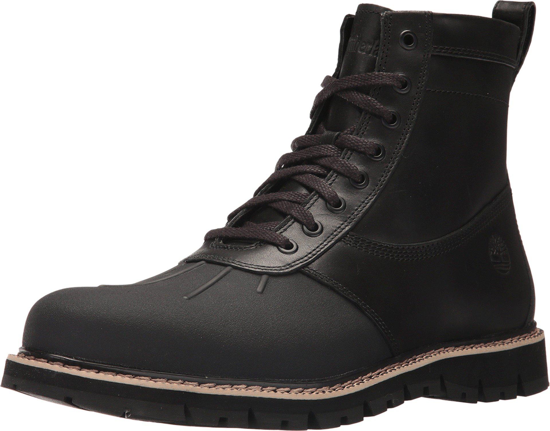 timberland with rubber toe