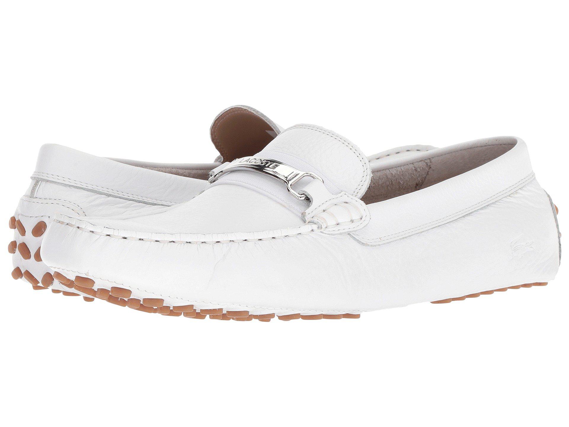 Lacoste Ansted Loafer in White for Men | Lyst