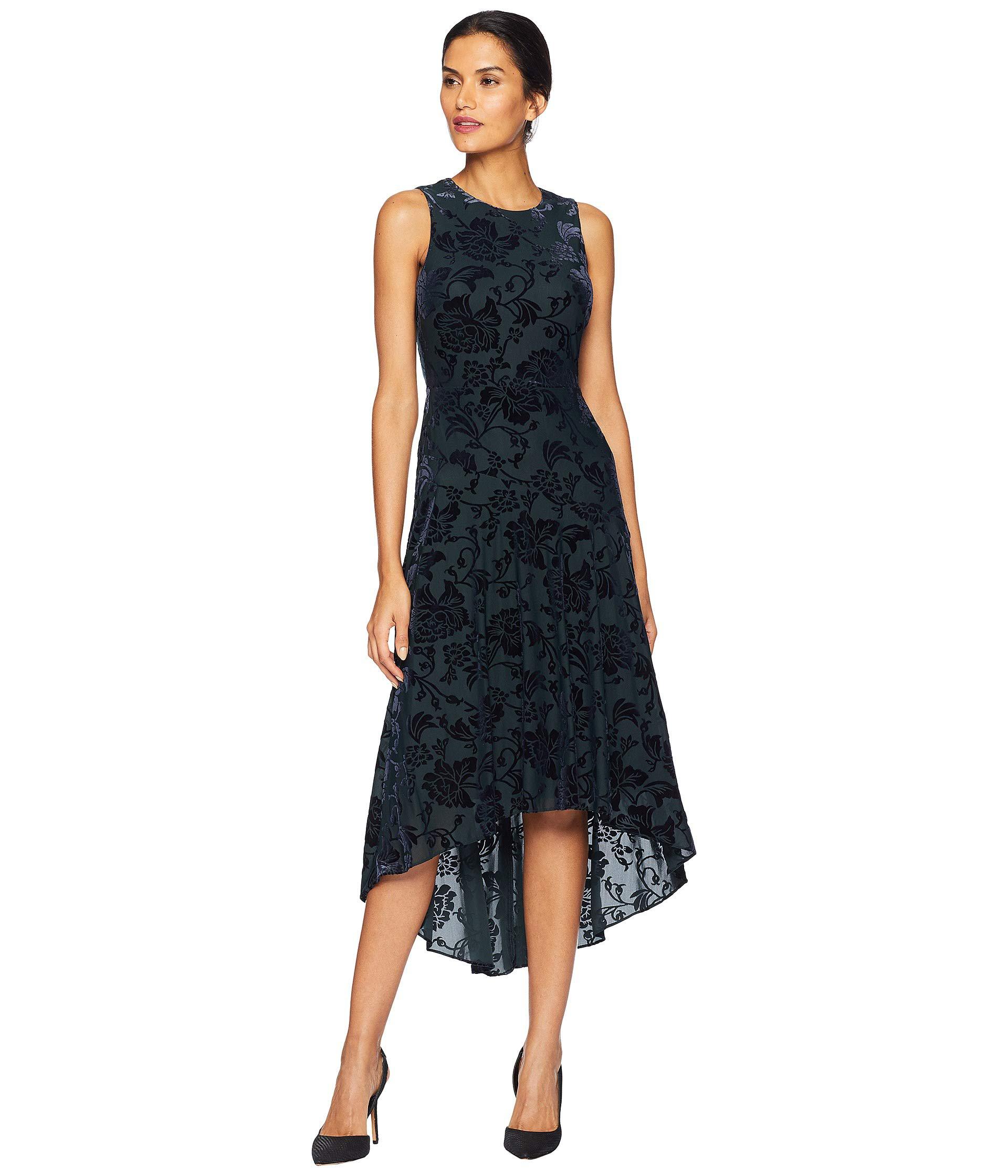 vince camuto burnout velvet dress