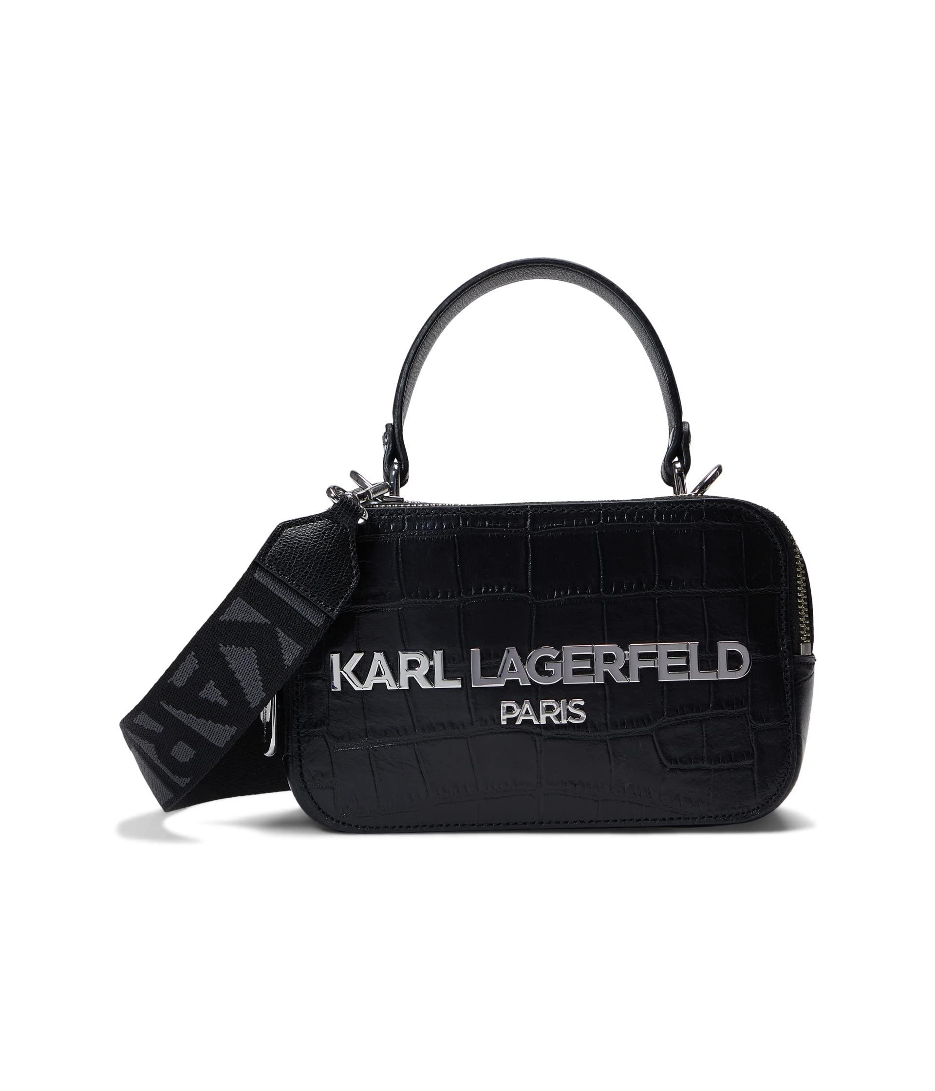 Karl Lagerfeld Simone Crossbody in Black | Lyst