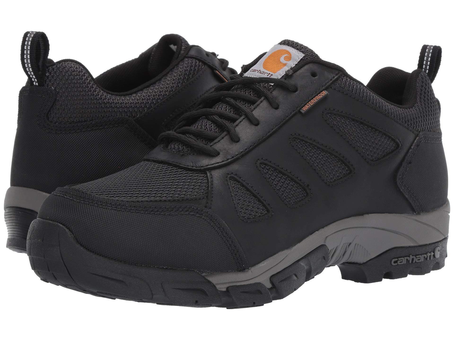Carhartt Lightweight Wtrprf Low-height Work Hiker Soft Toe Cmo3181  Industrial Boot in Black for Men | Lyst