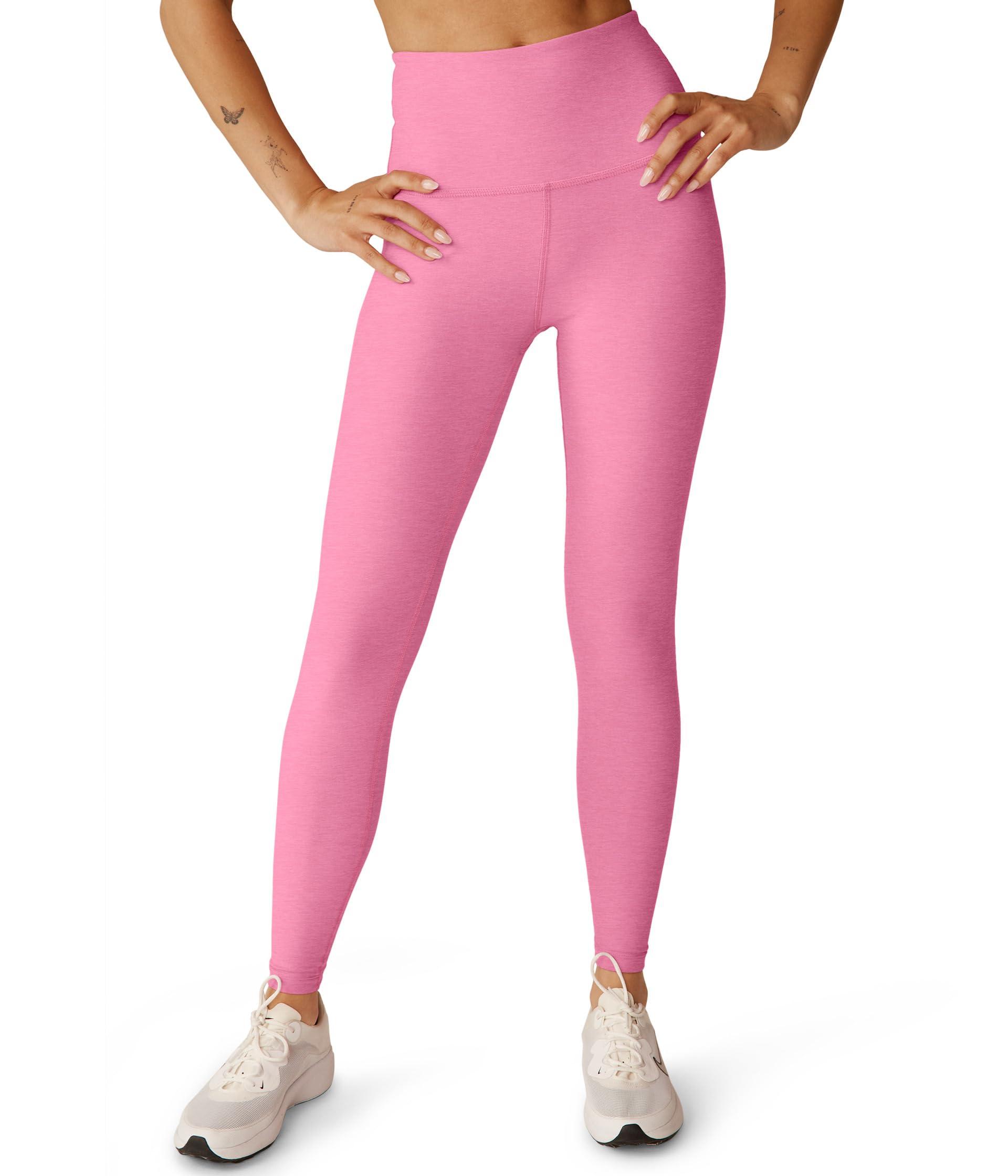 Beyond Yoga Spacedye Caught In The Midi High-waisted Leggings in Pink