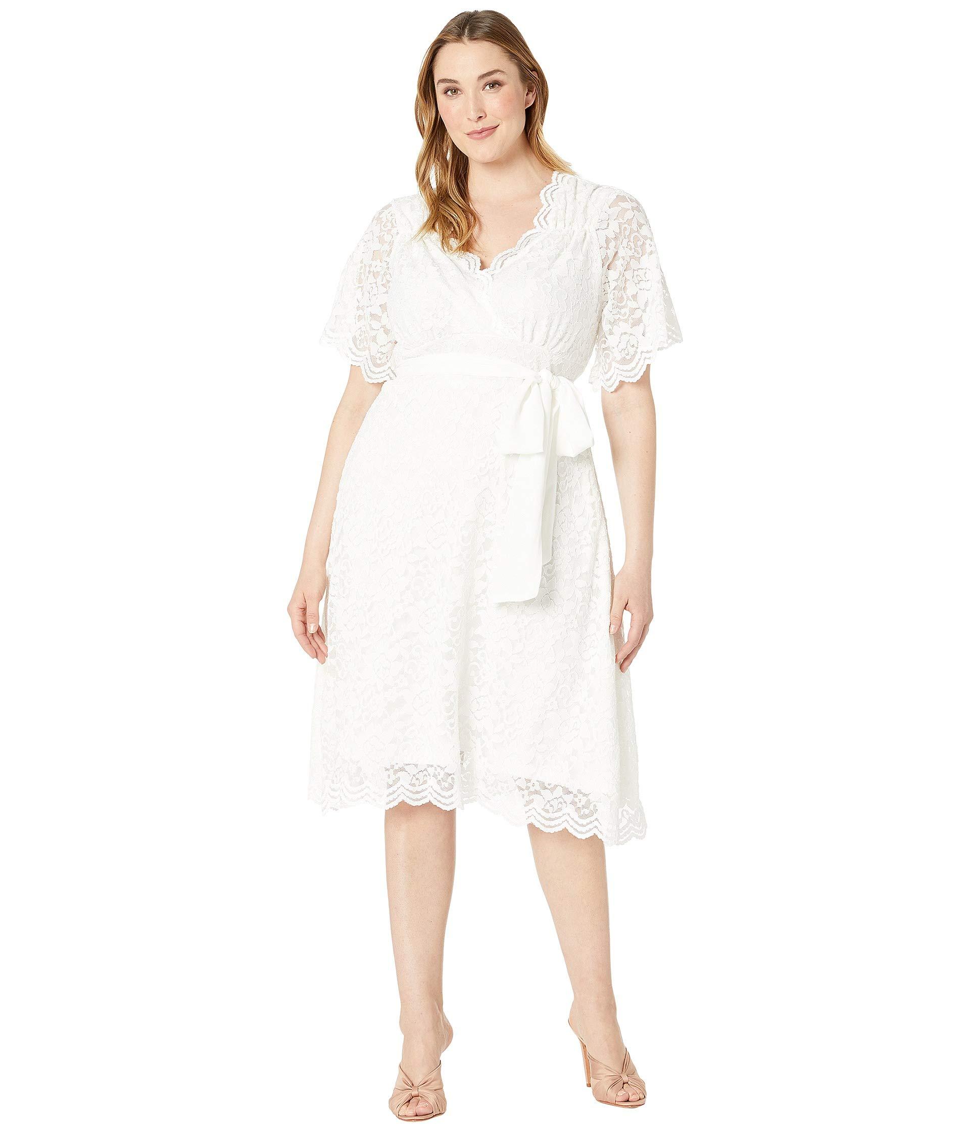 Kiyonna Lace Graced With Love Wedding Dress in Ivory