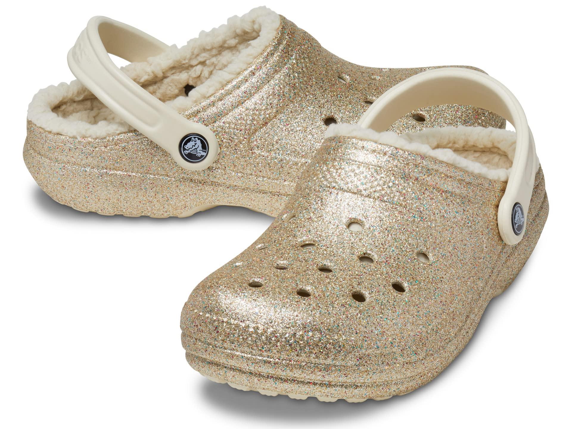 Crocs™ Classic Lined Clog - Glitter in Metallic | Lyst