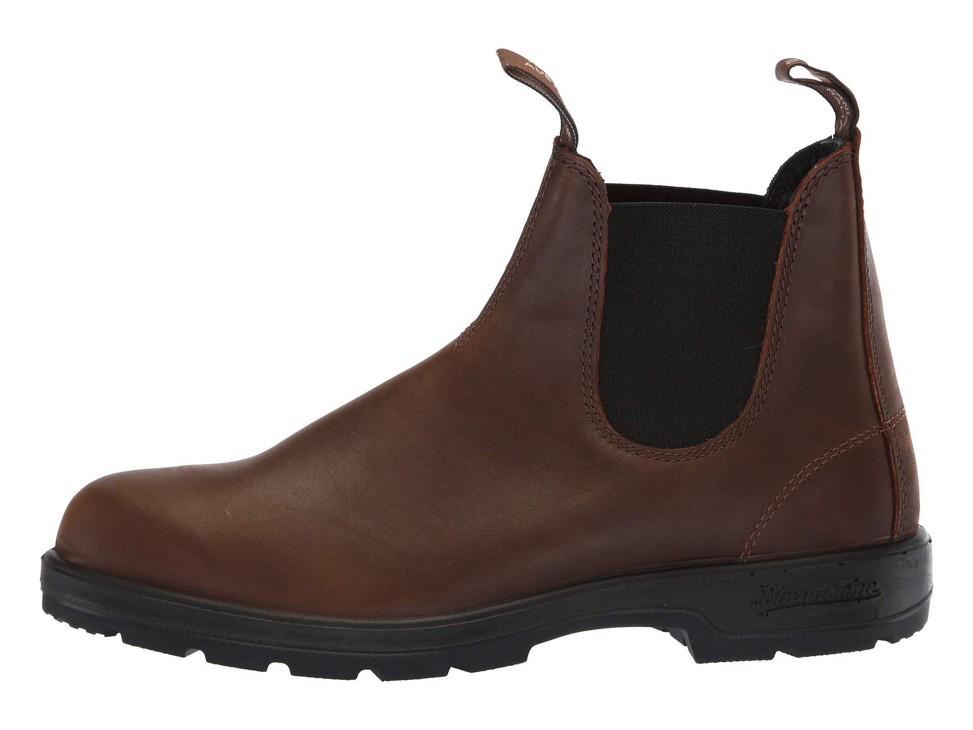 blundstone brown leather boots