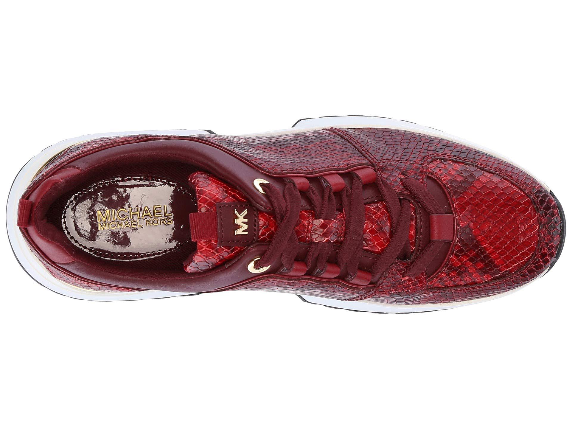 michael kors cosmo trainer red