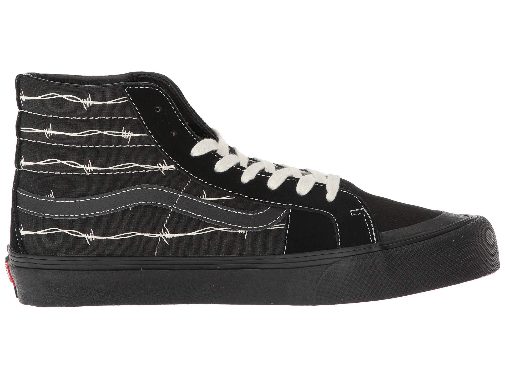 Vans Canvas Sk8hi 138 Decon Sf ((barbed Wire) Black) Men