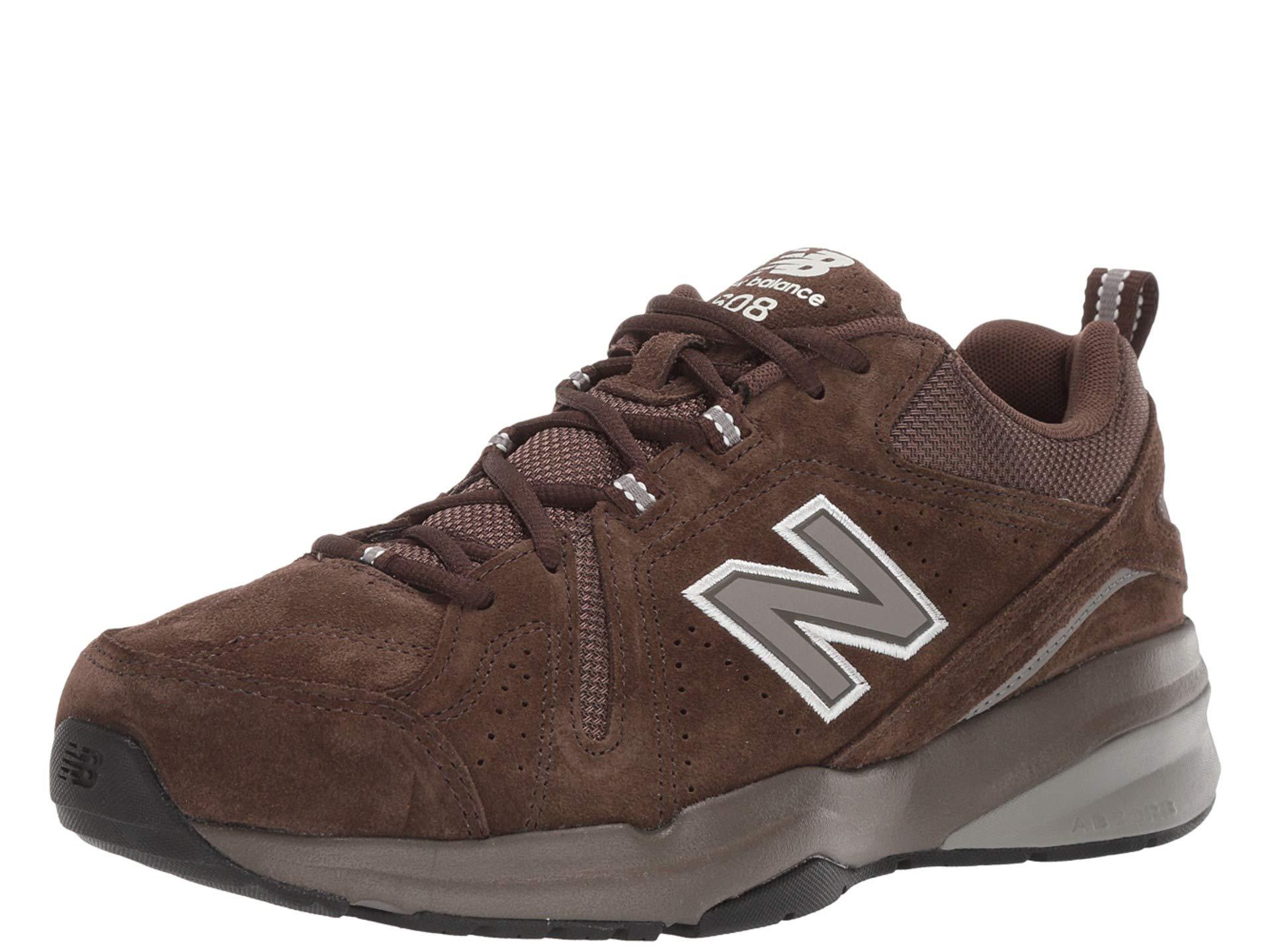 New Balance Suede Single Shoe 608v5 in Chocolate Brown (Brown) for