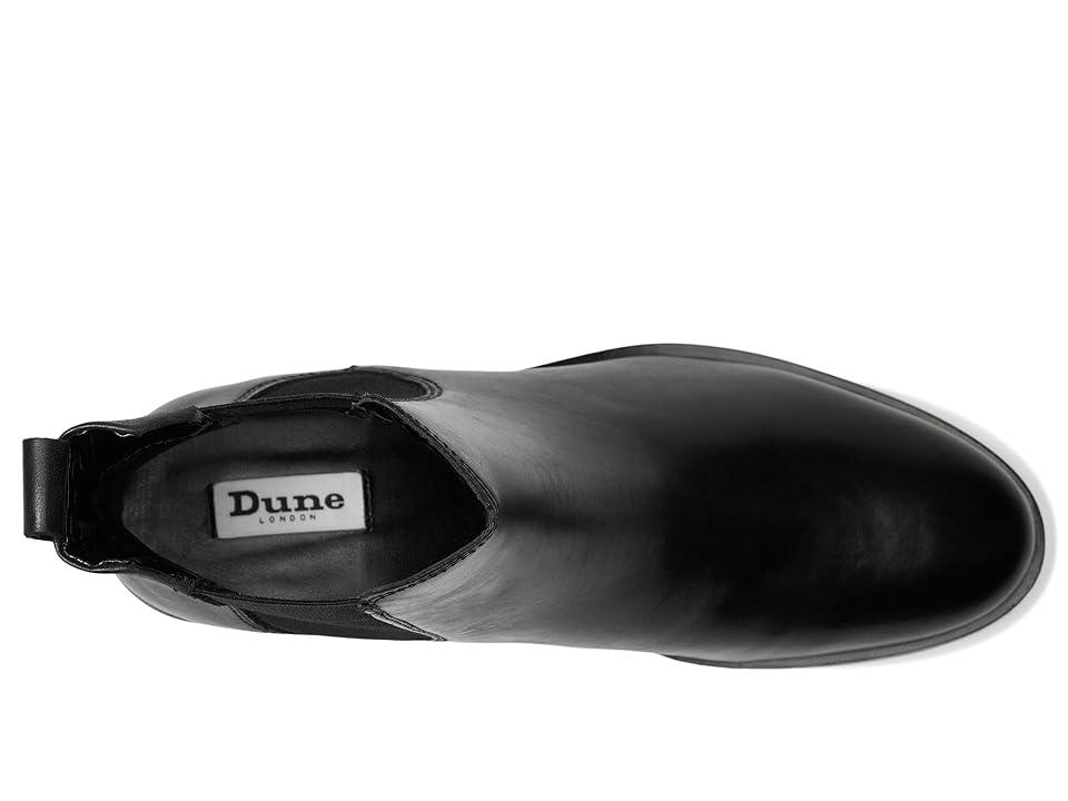 Dune Panoramic Leather Boots in Black Lyst