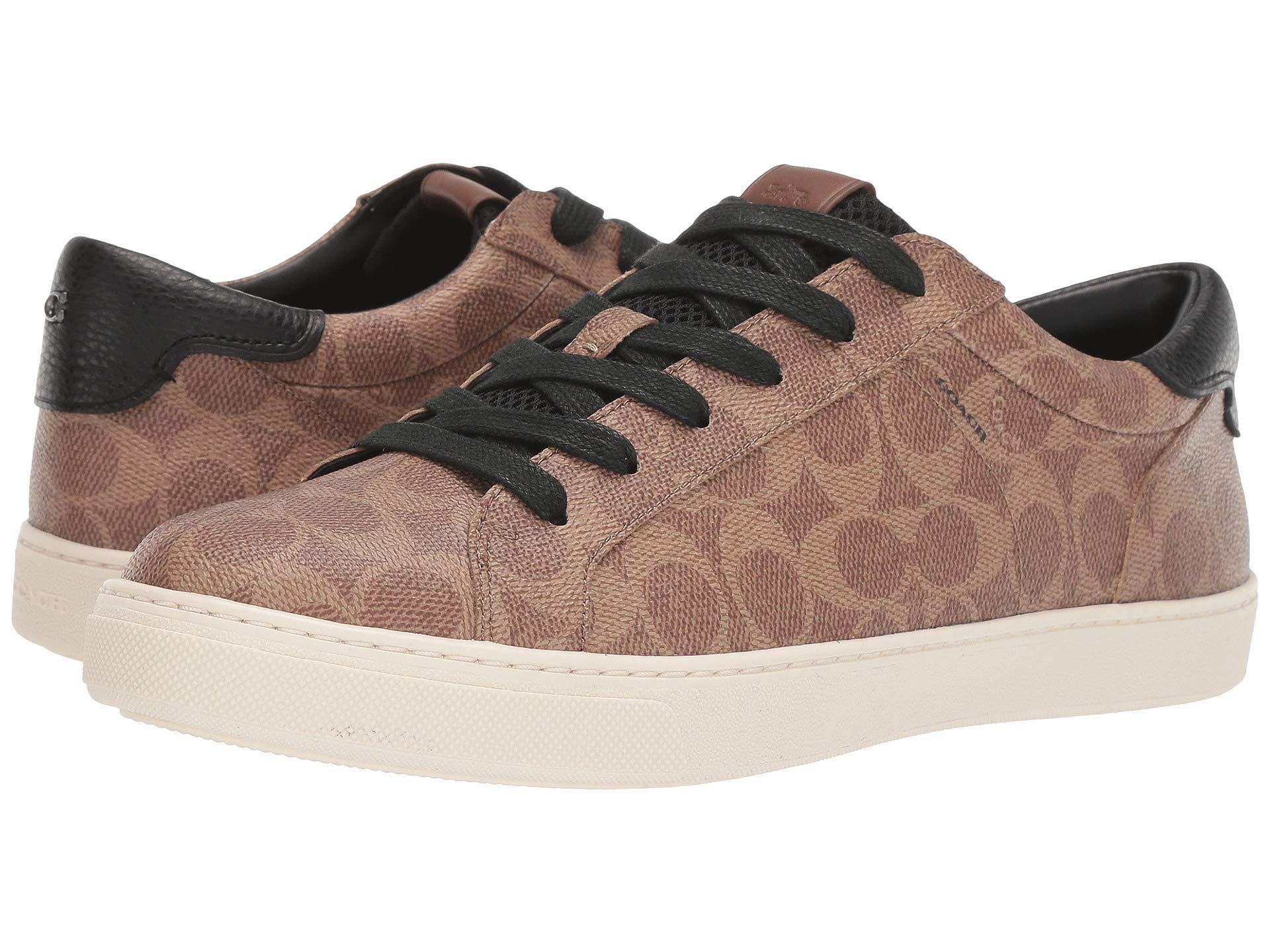 COACH Canvas C126 Signature Low Top Sneaker in Brown for Men - Lyst