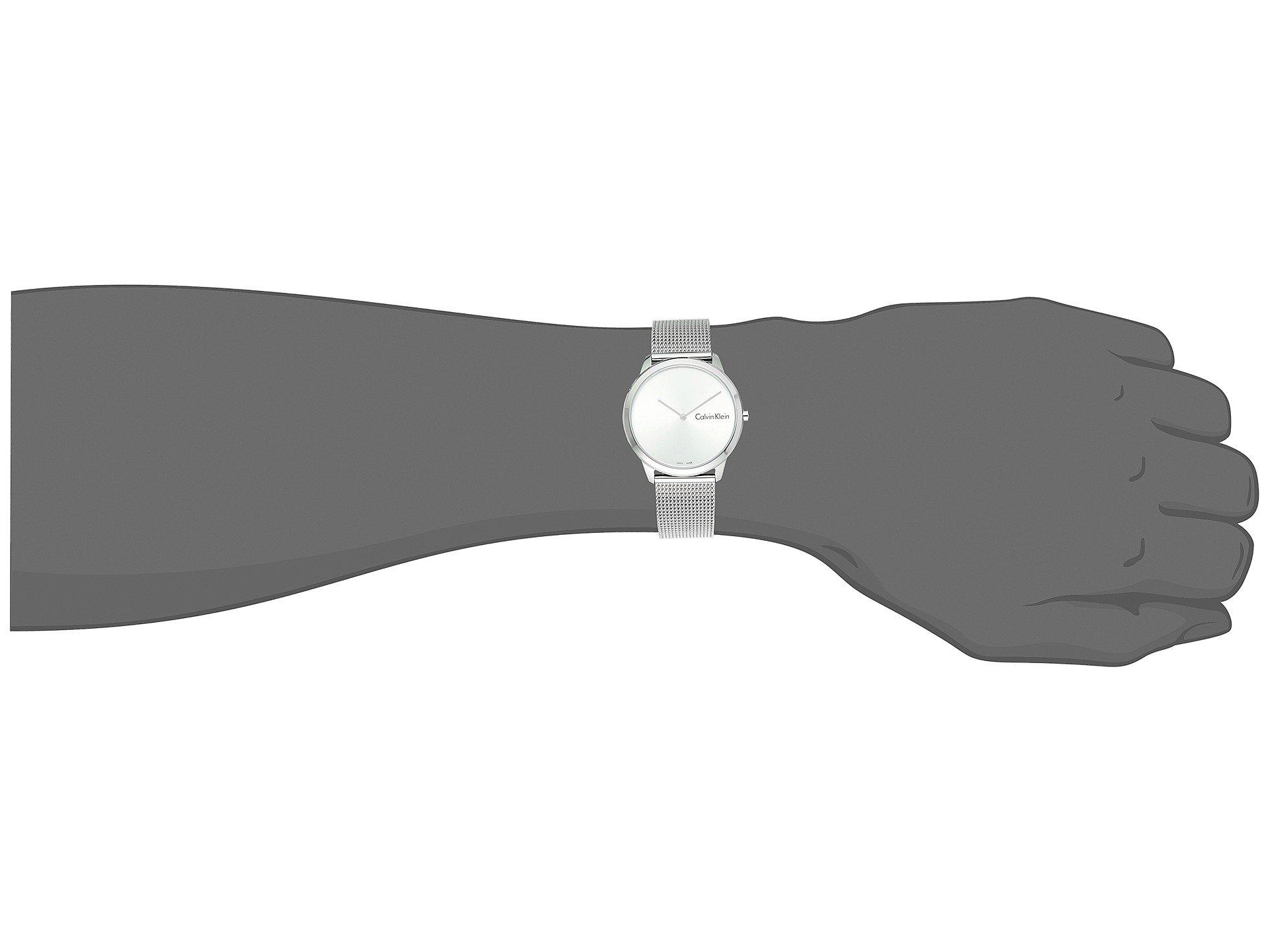 Calvin Klein Minimal Watch - K3m211y6 (silver) Watches in Metallic for Men  | Lyst