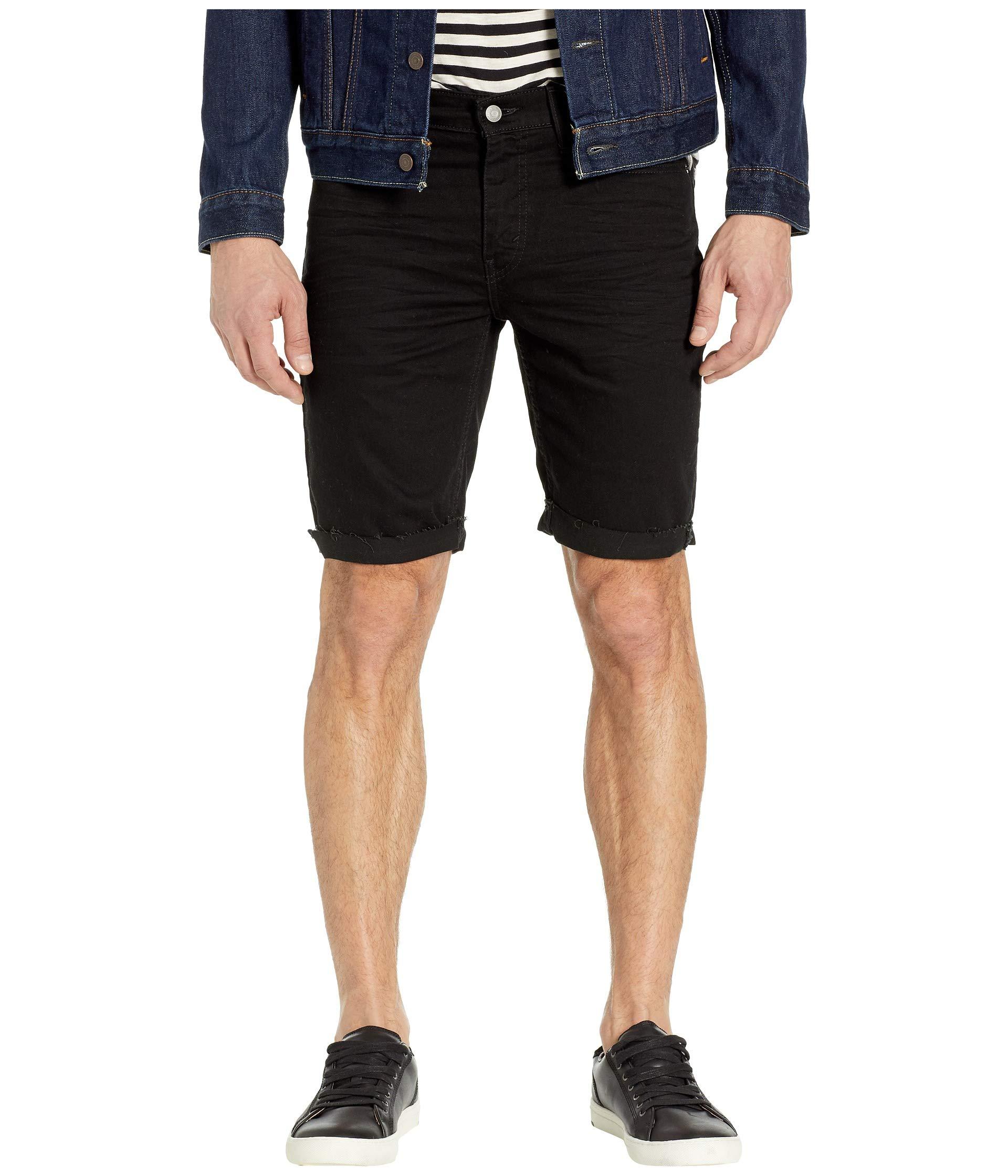 black levi shorts mens