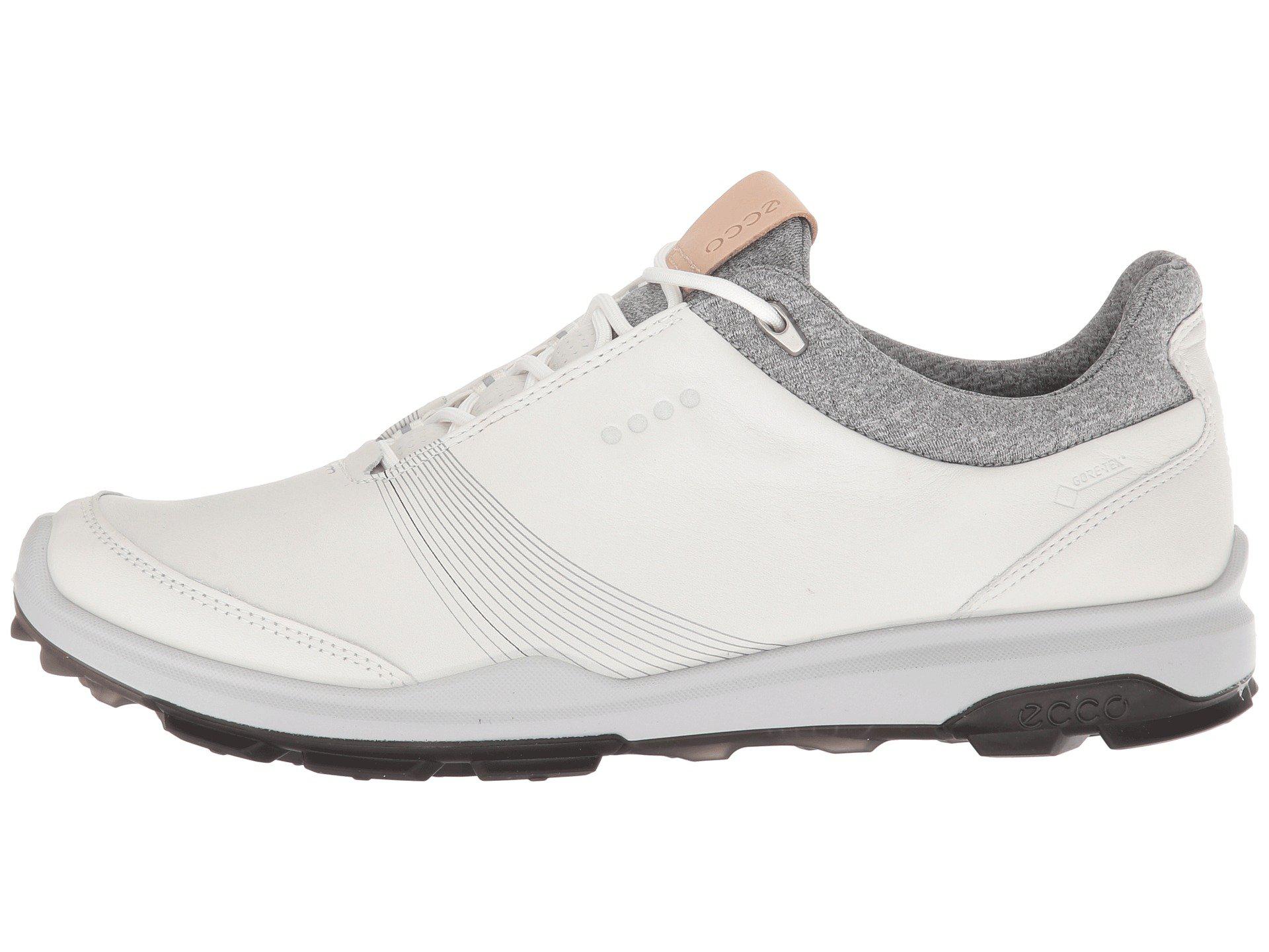 konto Glad Bløde fødder Ecco Leather Biom Hybrid 3 Gtx (white/teaberry) Women's Golf Shoes - Lyst