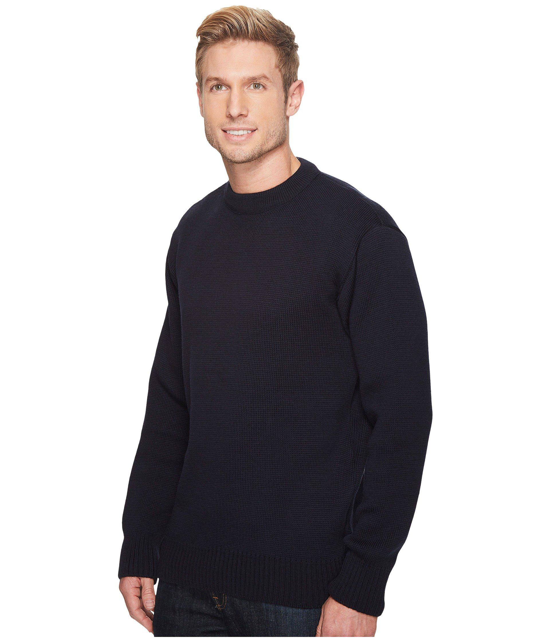 filson crew neck guide sweater