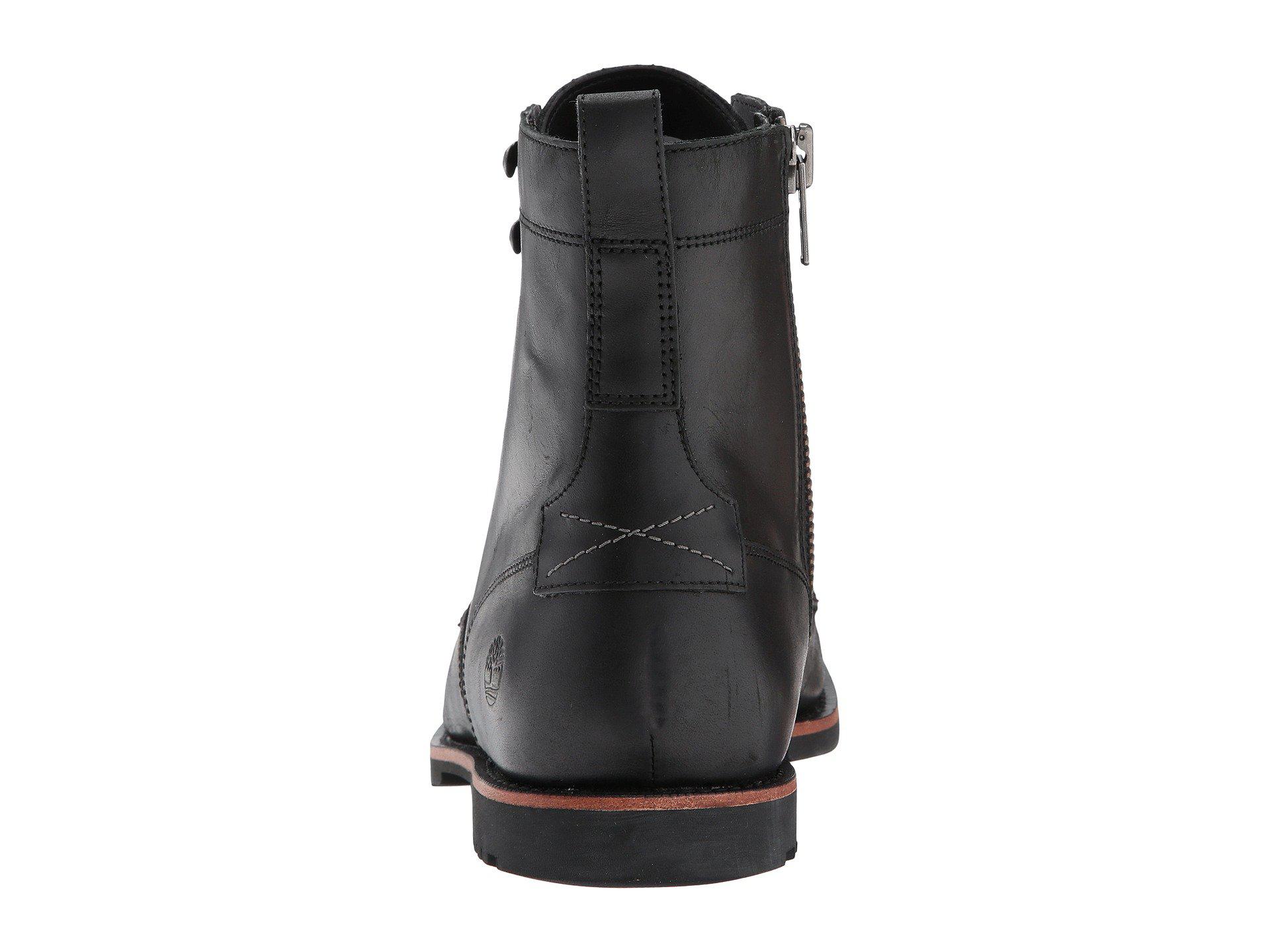 Timberland Kendrick Side Zip Boot (black Full Grain) Men's Boots for Men |  Lyst