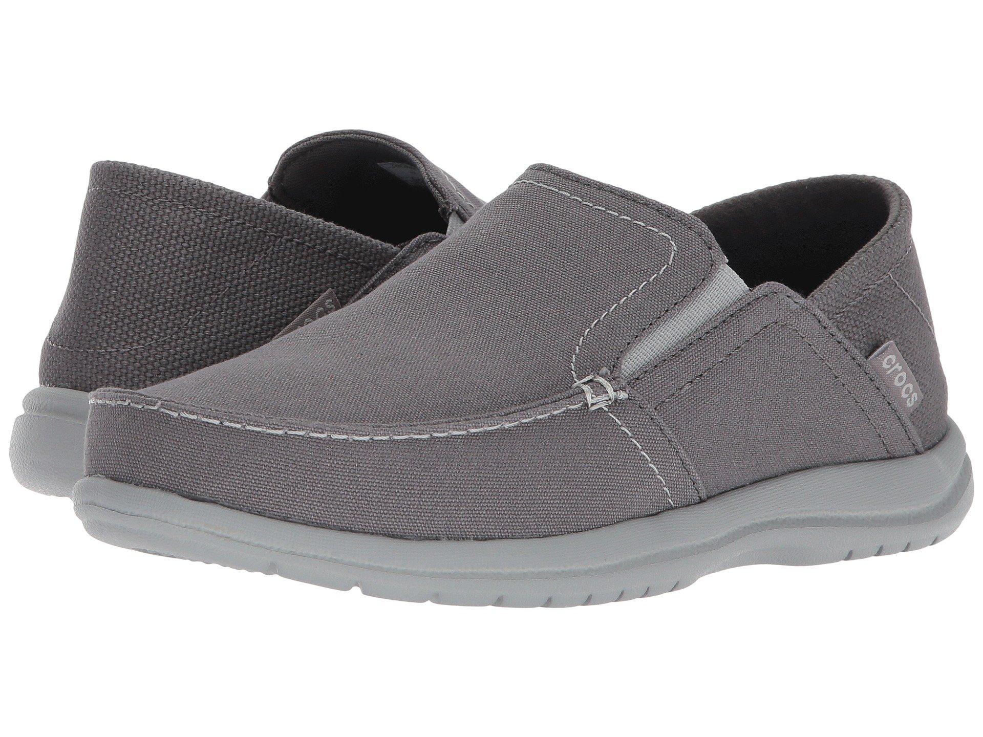 Crocs™ Cotton Santa Cruz Convertible Slip On Loafer Casual Shoes in ...