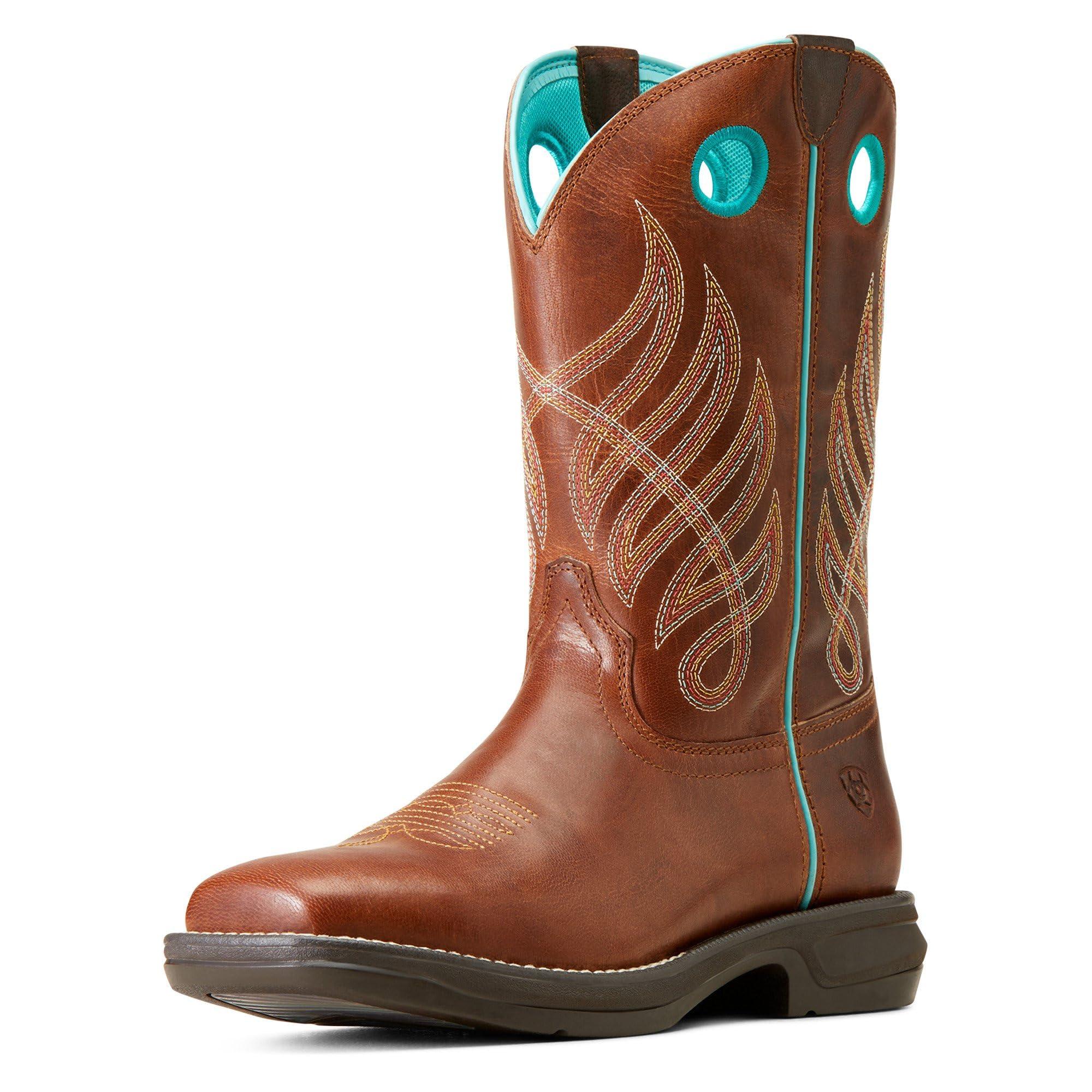 Ariat Anthem Myra Western Boots in Brown | Lyst