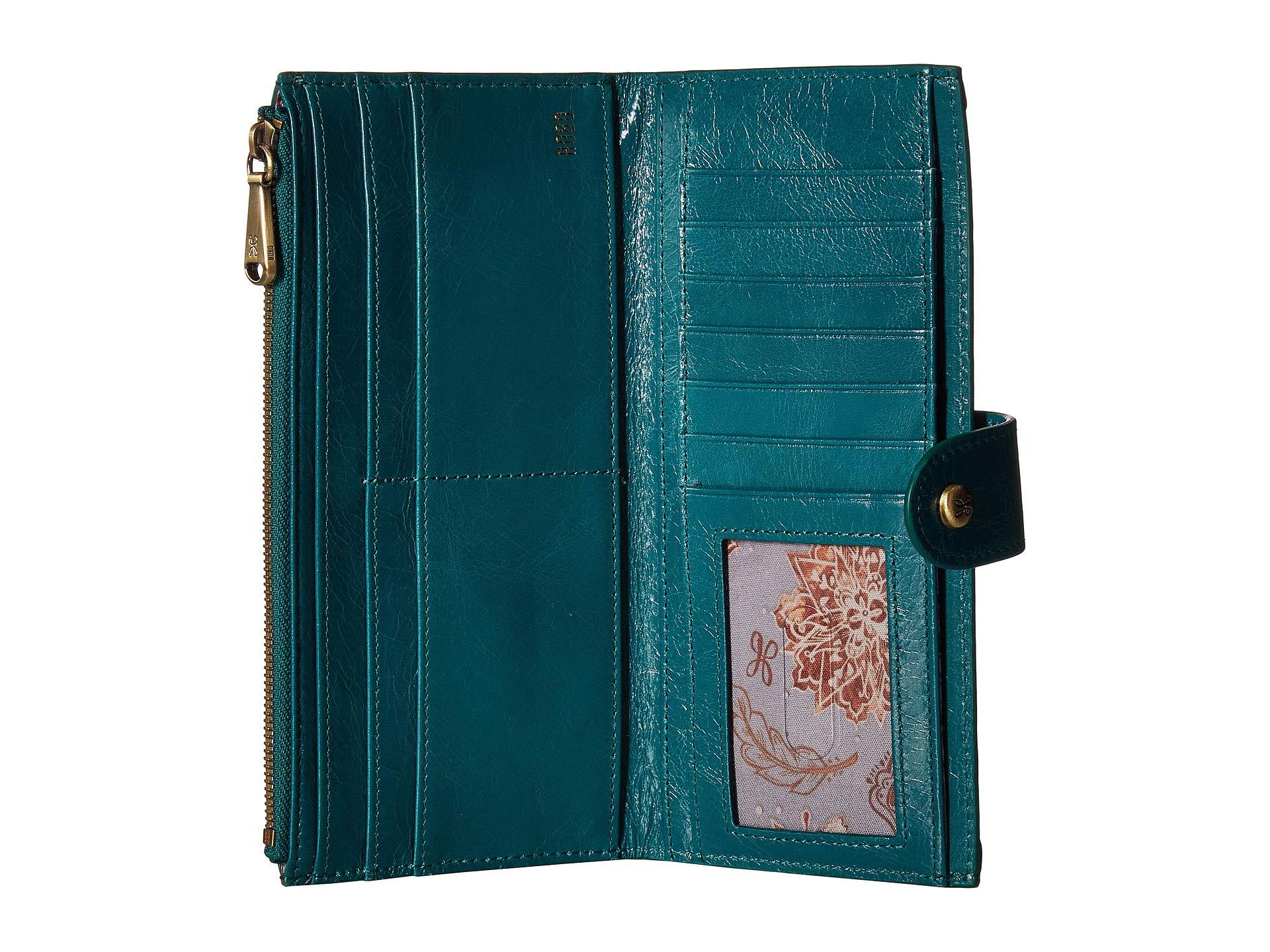 Hobo International Dunn (cobblestone) Continental Wallet in Green | Lyst