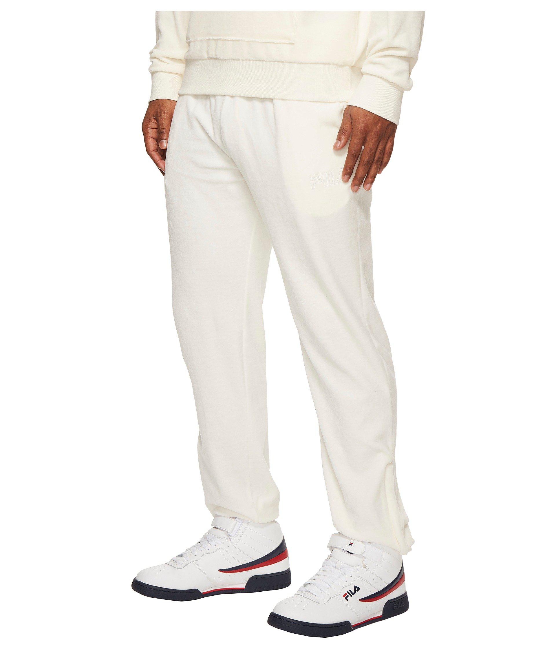 fila men's velour pants