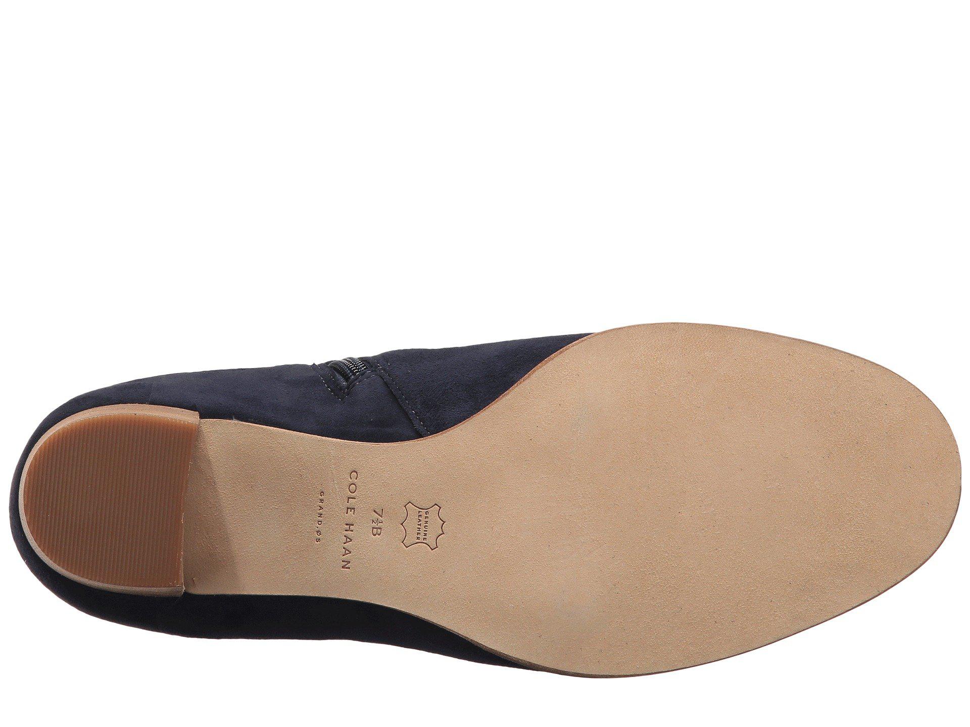 cole haan linnie stacked heel bootie