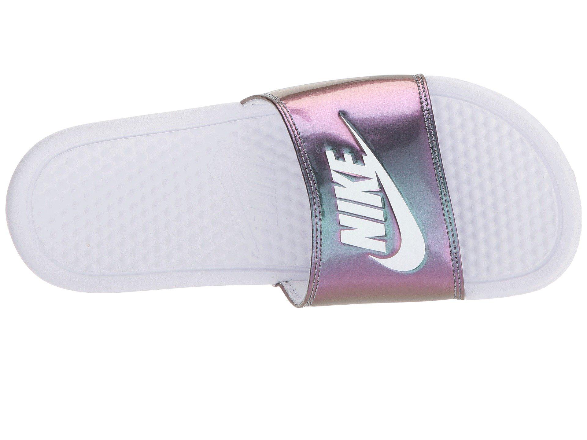 Nike Benassi Jdi Slide in White | Lyst
