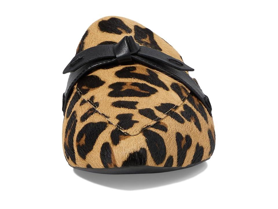 Cole Haan Piper Bow Mule (Leopard Haircalf Print) Flat Shoes