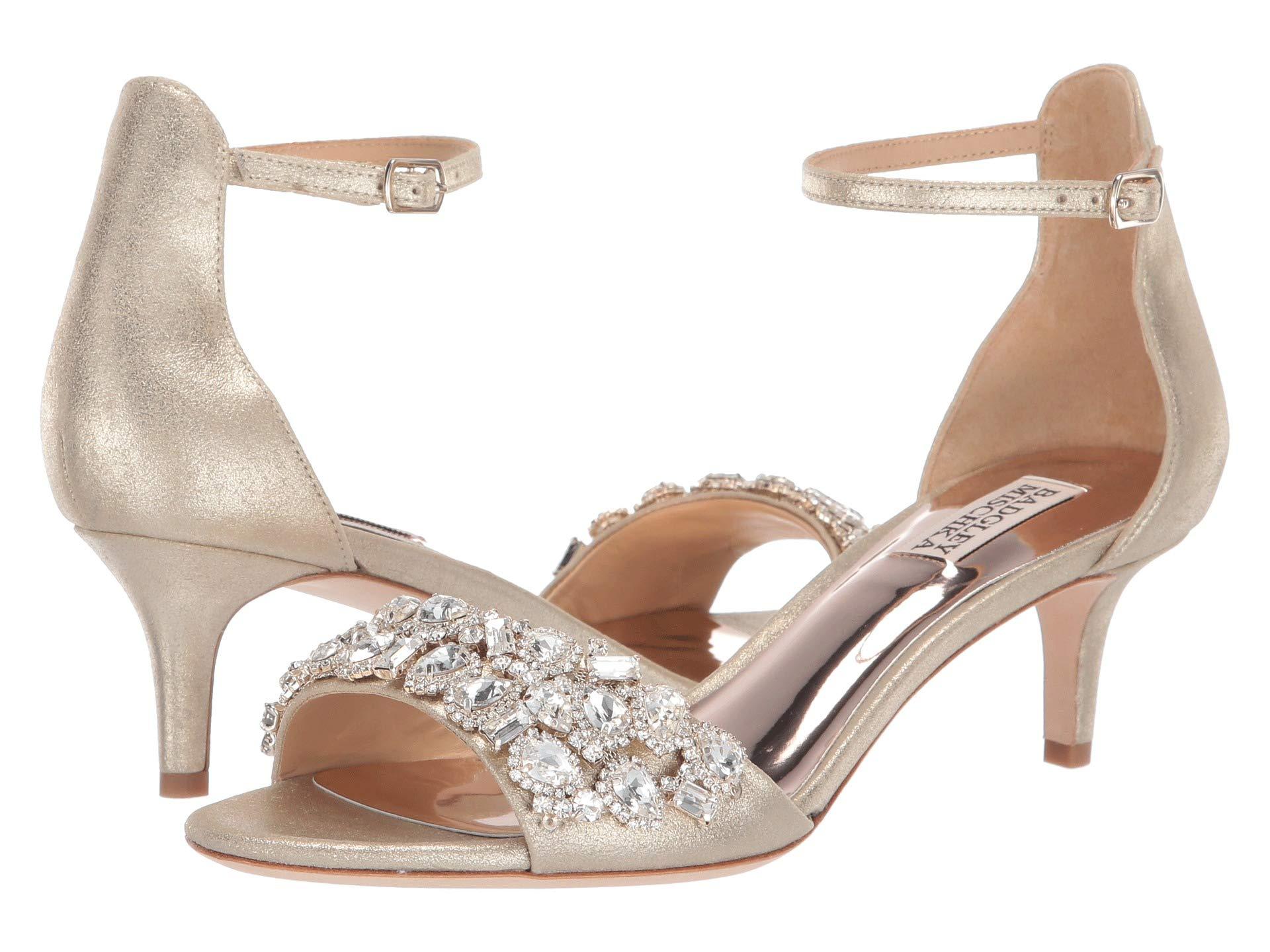 badgley mischka lara evening shoes
