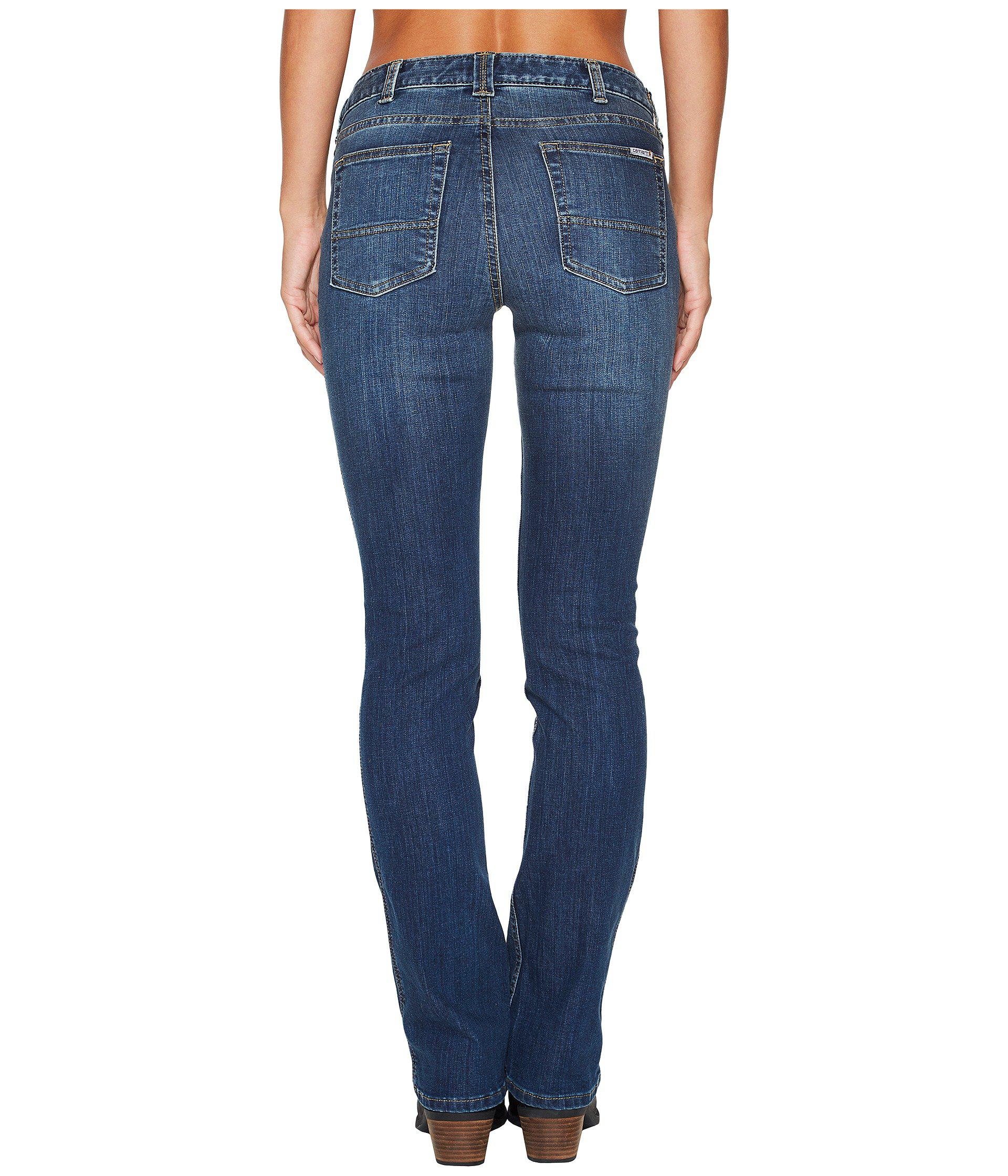 Carhartt Slim Fit Layton Bootcut Jeans (rainwash) Women's Jeans in