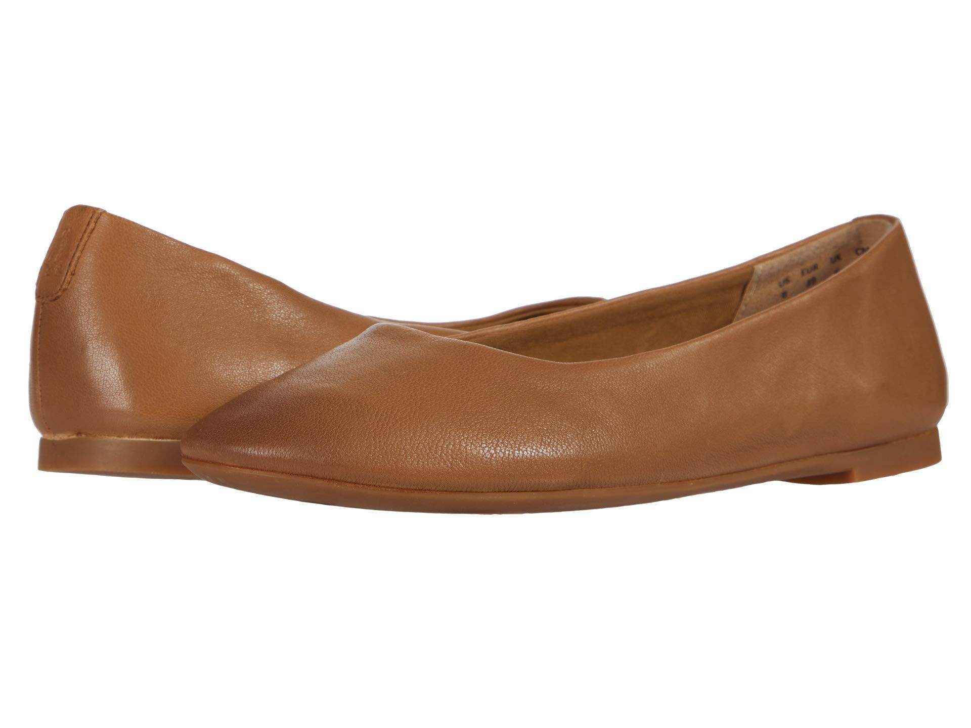 hush puppies comfort leather ballet flats