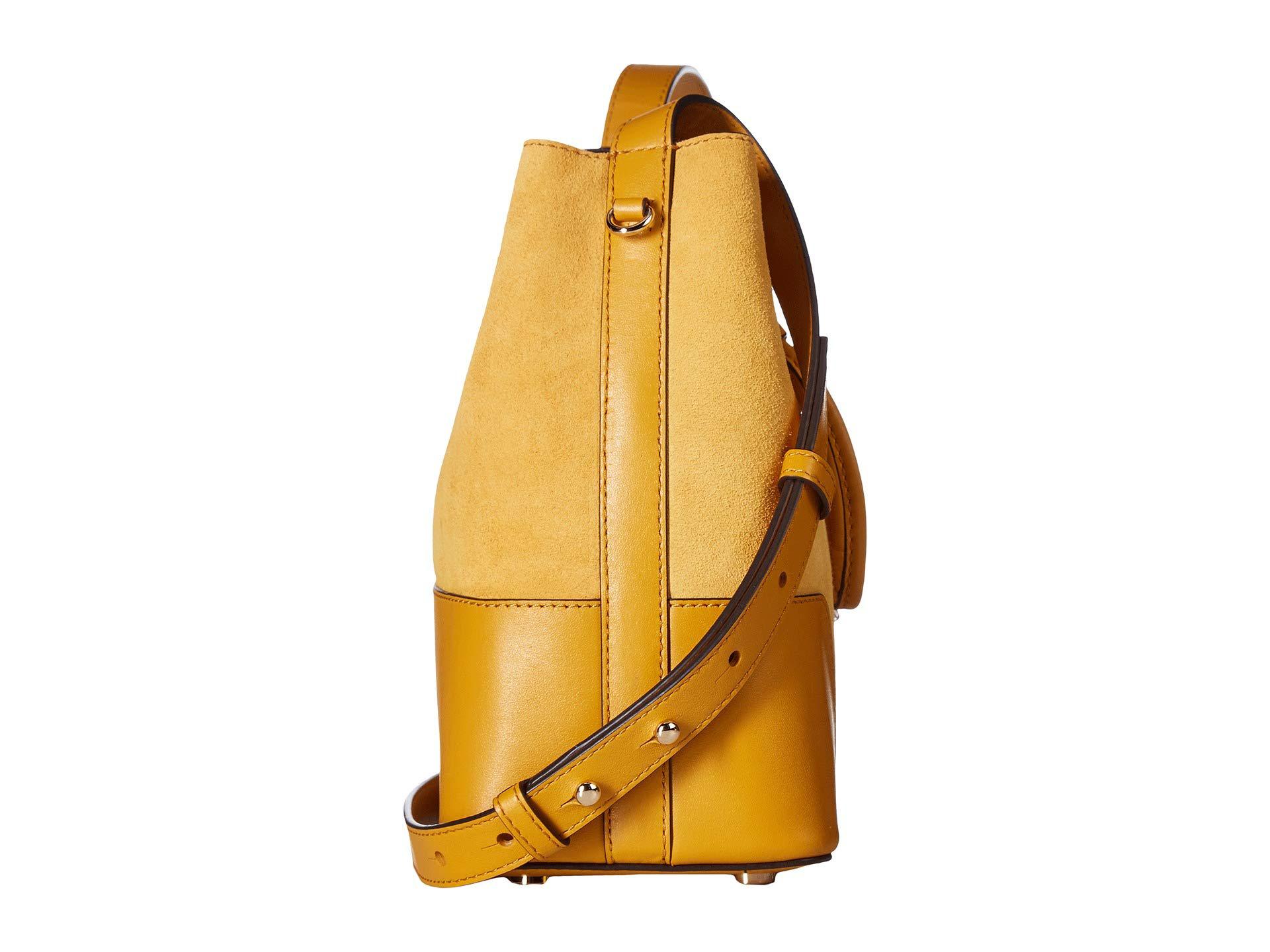 michael kors yellow bucket bag